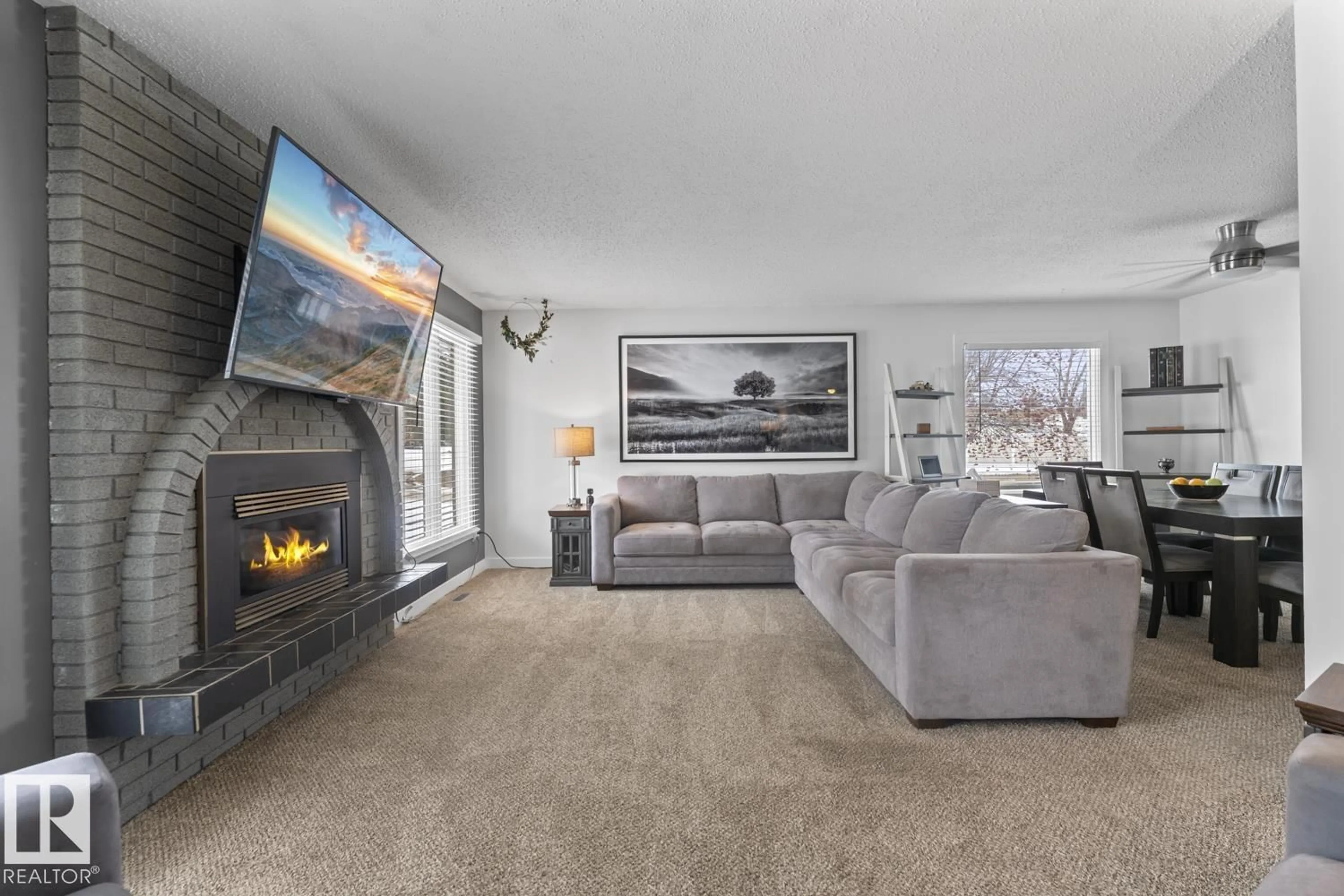 Living room with furniture, unknown for 4015 47 ST, Bonnyville Town Alberta T9N1P9