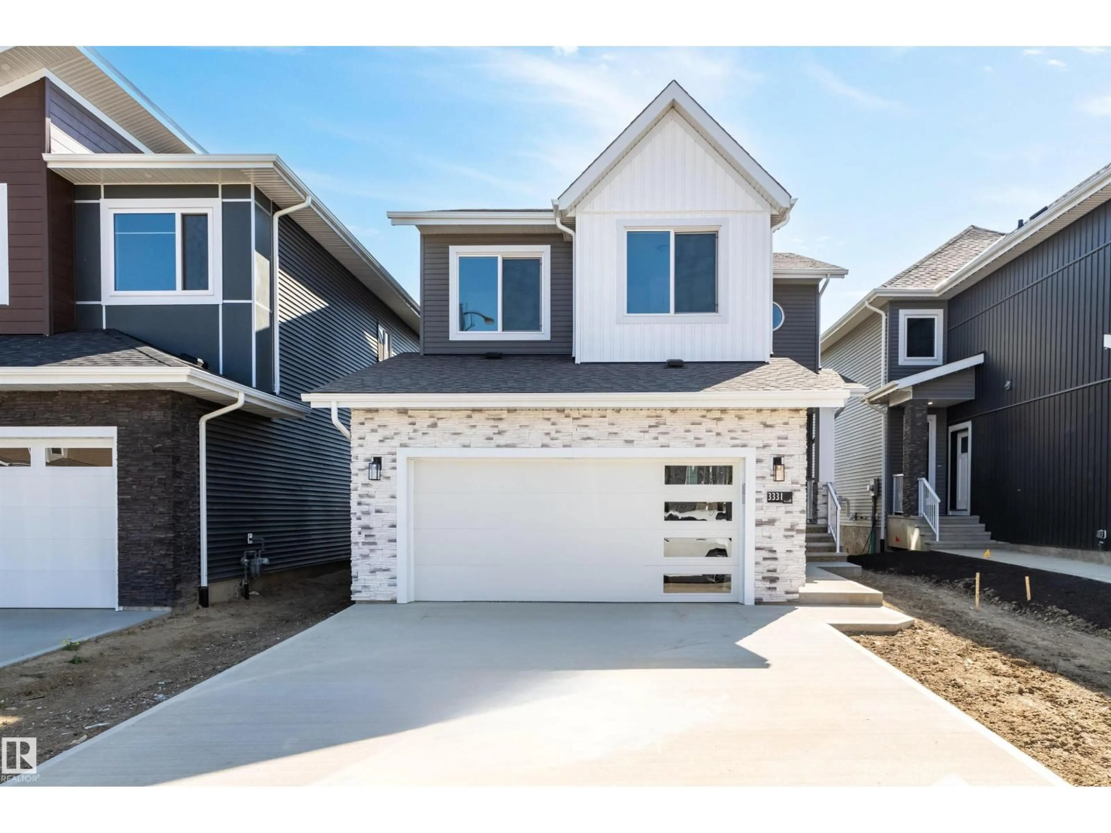 Home with brick exterior material, street for 3331 CHICKADEE DRIVE, Edmonton Alberta T5V1R5