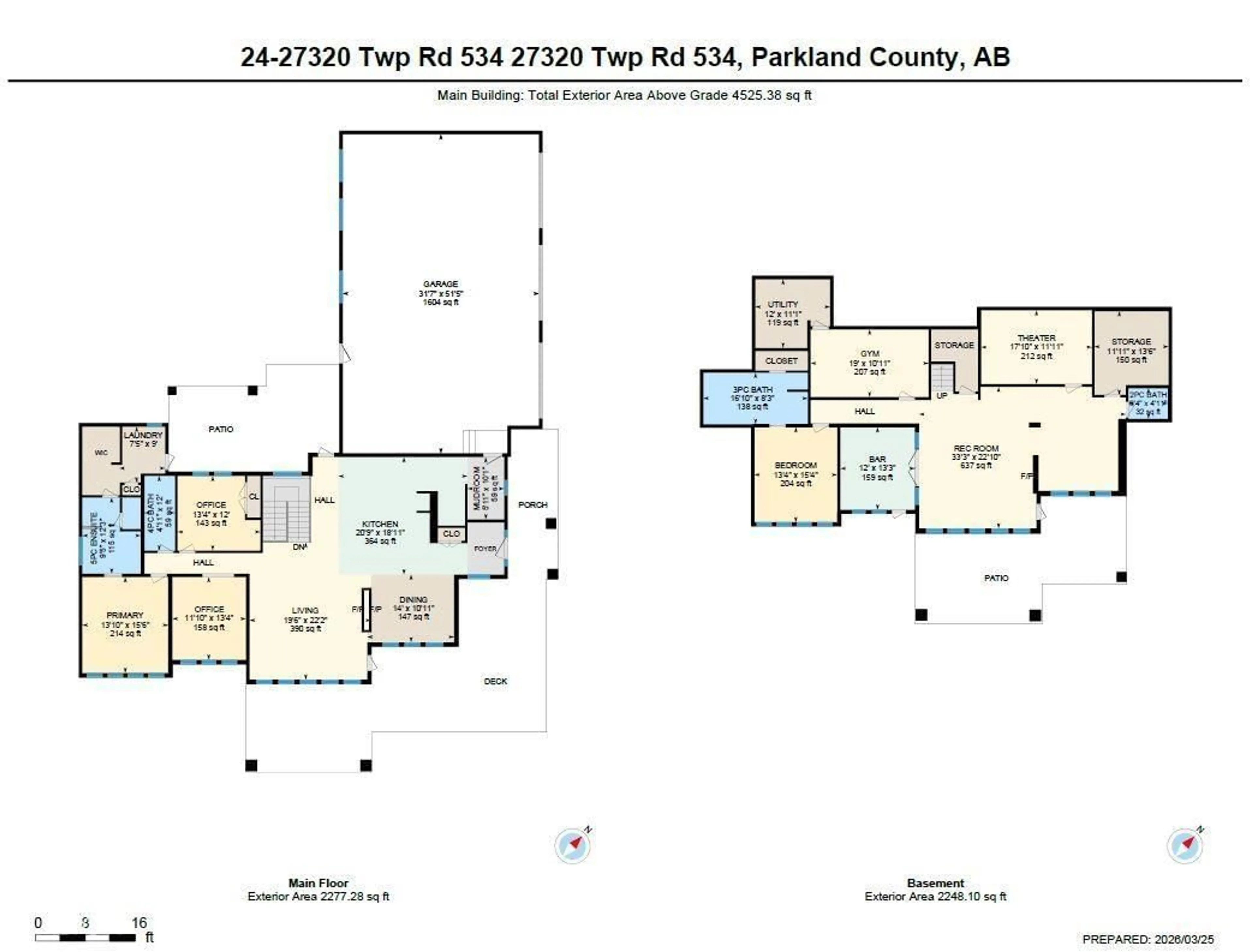Floor plan for 24 TWP ROAD 534 TWP ROAD, Rural Parkland County Alberta T7X3R9