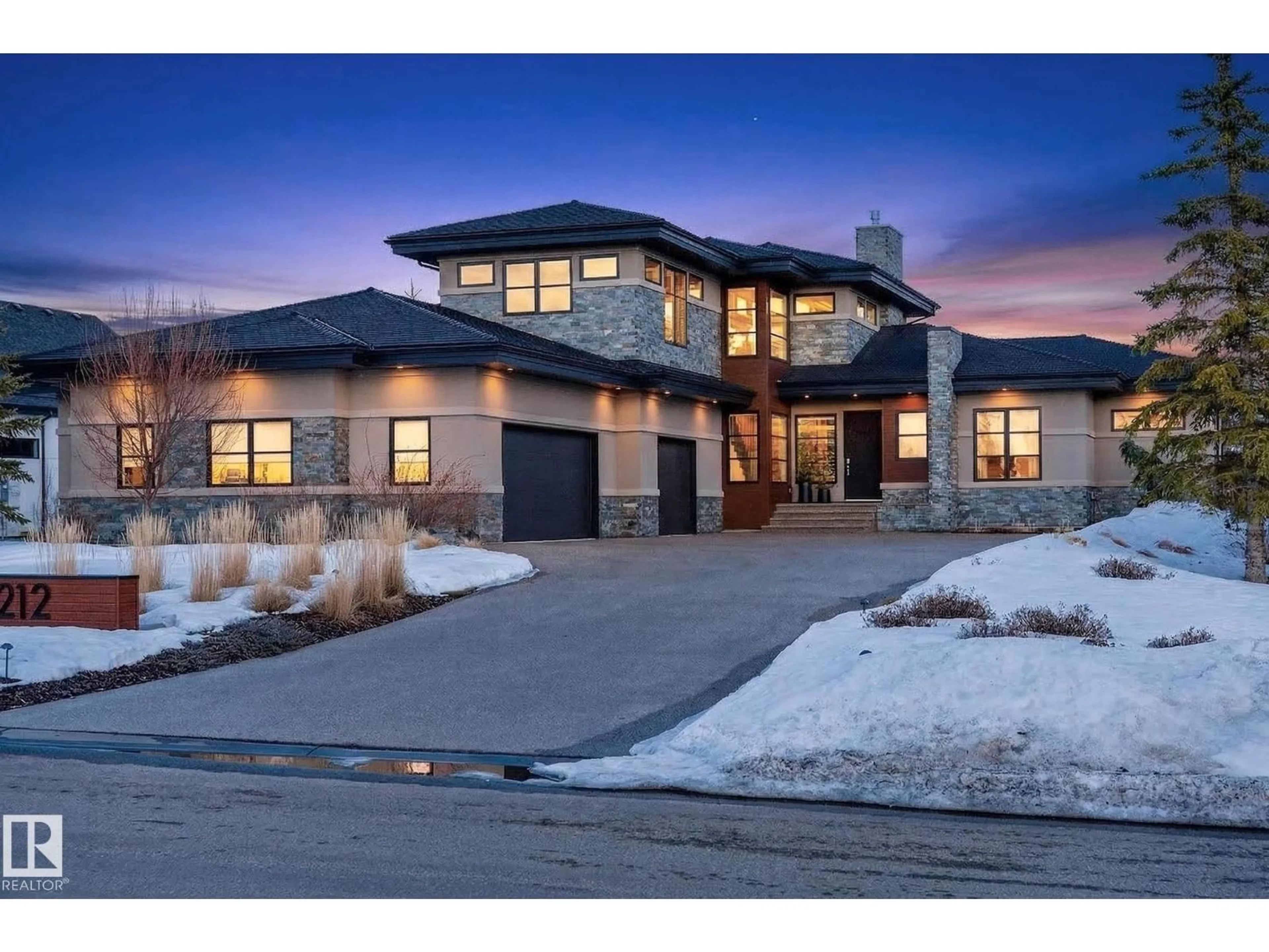 Home with brick exterior material, street for #212 - 25122 STURGEON RD, Rural Sturgeon County Alberta T8T1S6