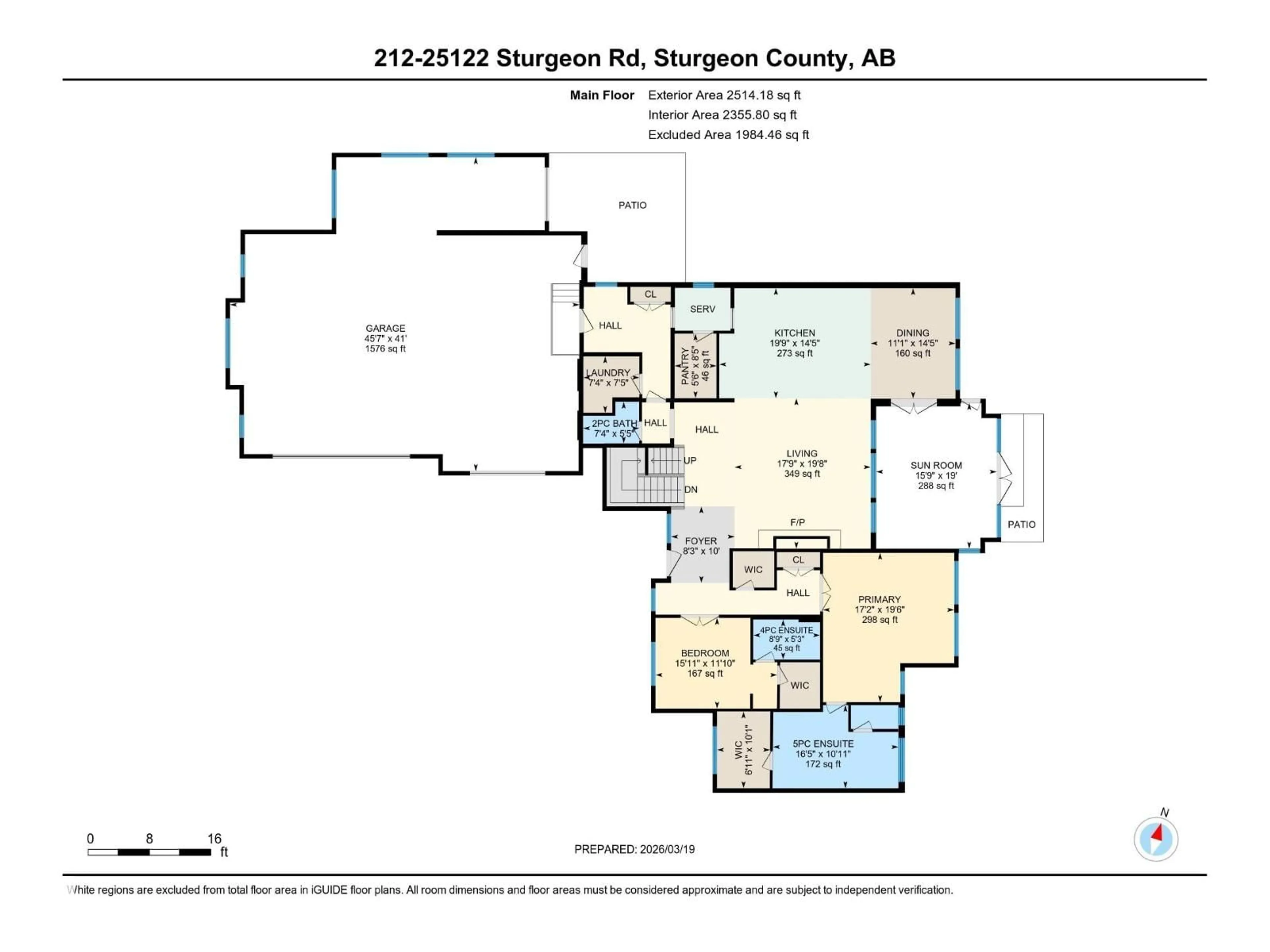 Floor plan for #212 - 25122 STURGEON RD, Rural Sturgeon County Alberta T8T1S6