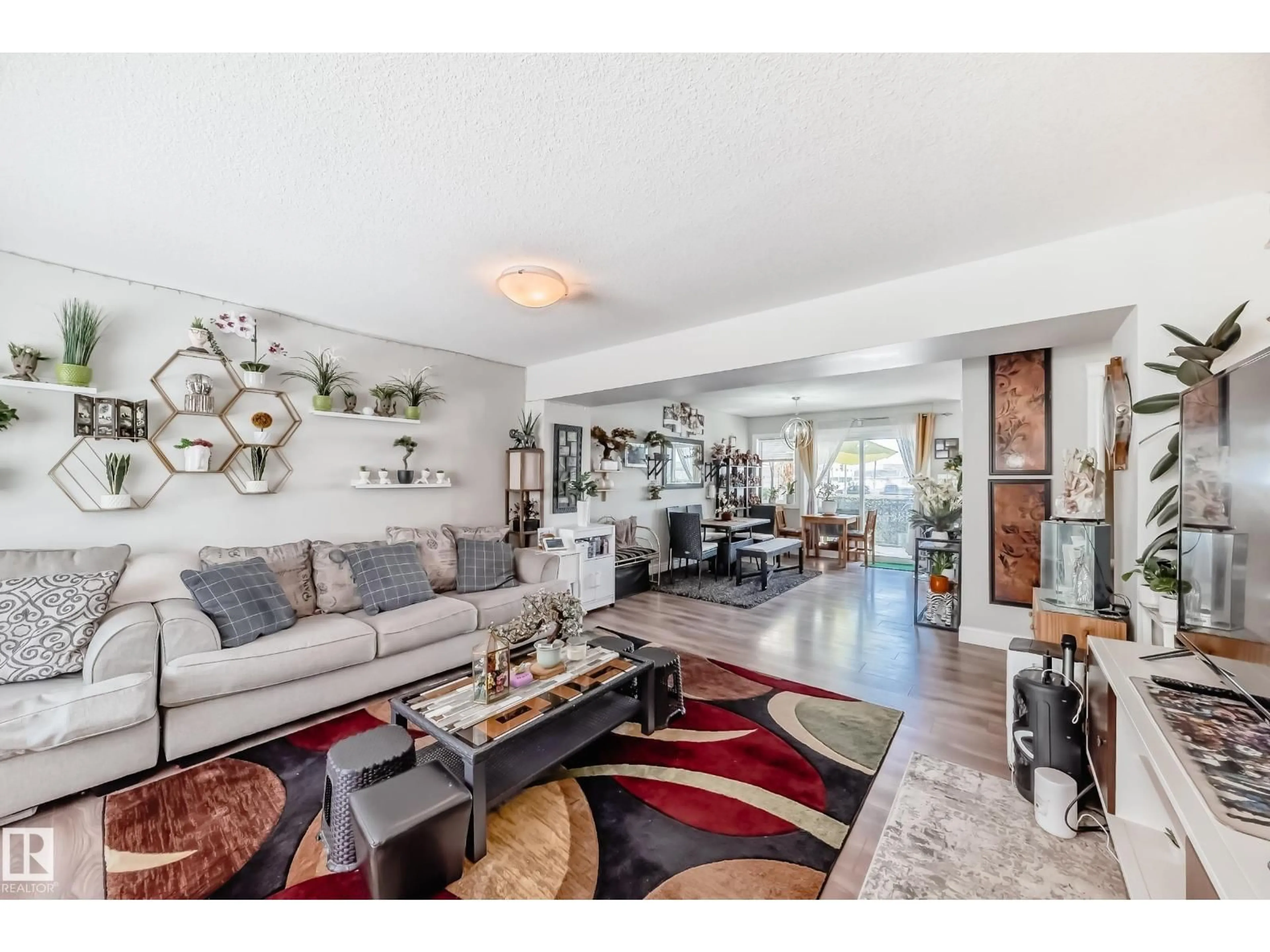 Living room with furniture, unknown for 35 - 1391 STARLING DR, Edmonton Alberta T5S0L3