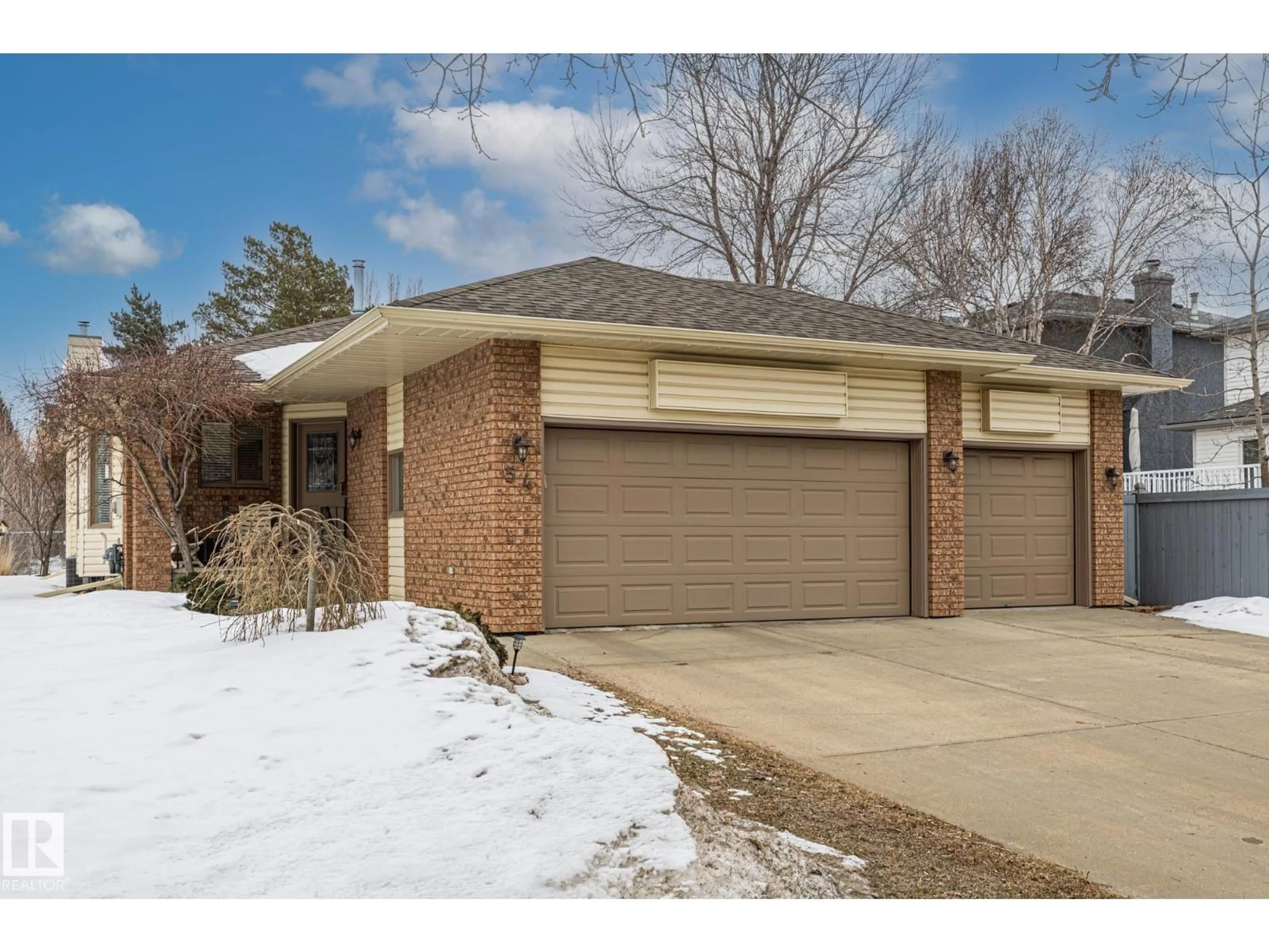 Home with brick exterior material, street for 54 HARWOOD DR, St. Albert Alberta T8N5V2