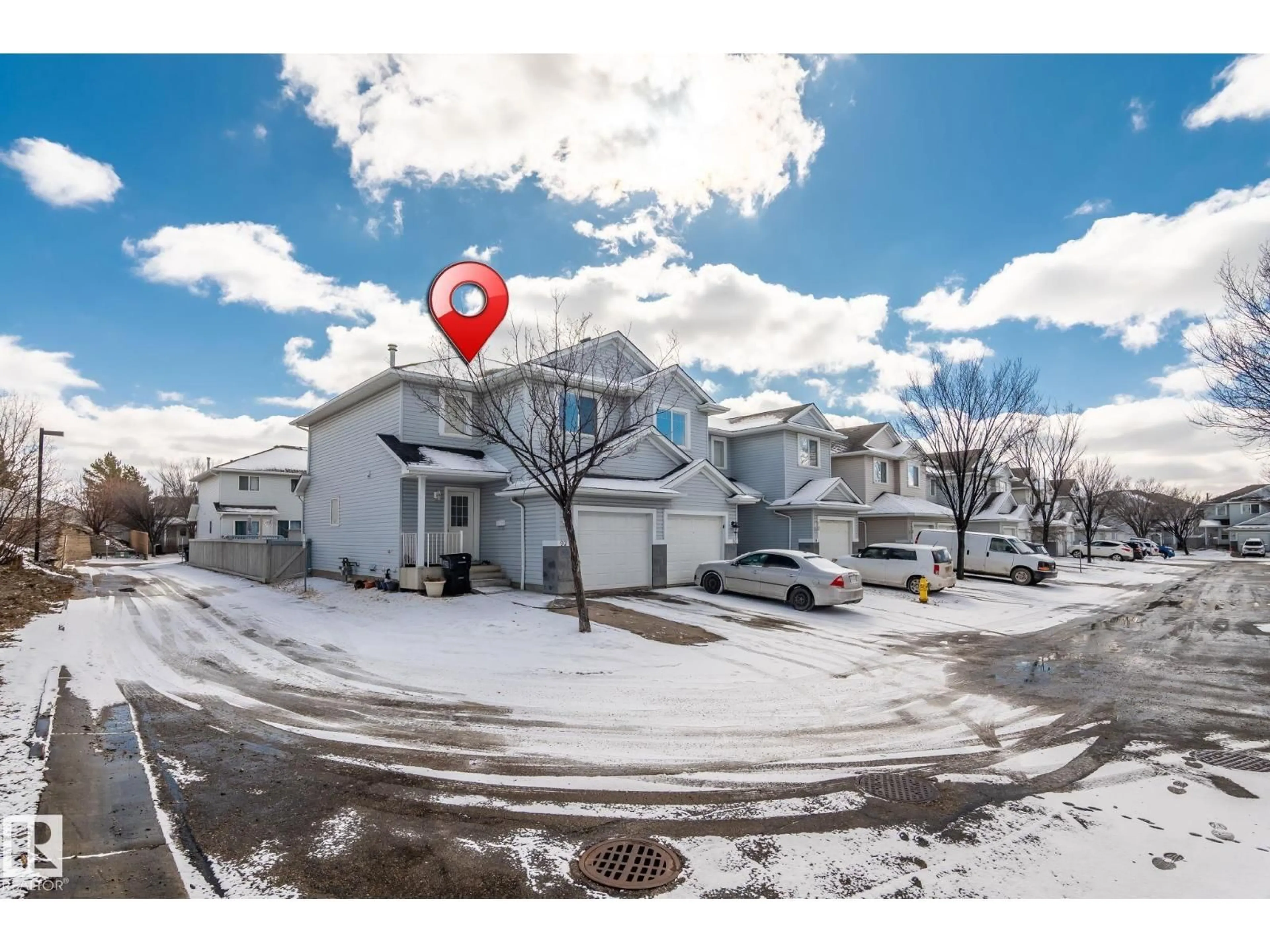 A pic from outside/outdoor area/front of a property/back of a property/a pic from drone, street for 4350 - 92 23 STREET, Edmonton Alberta T6T1X8