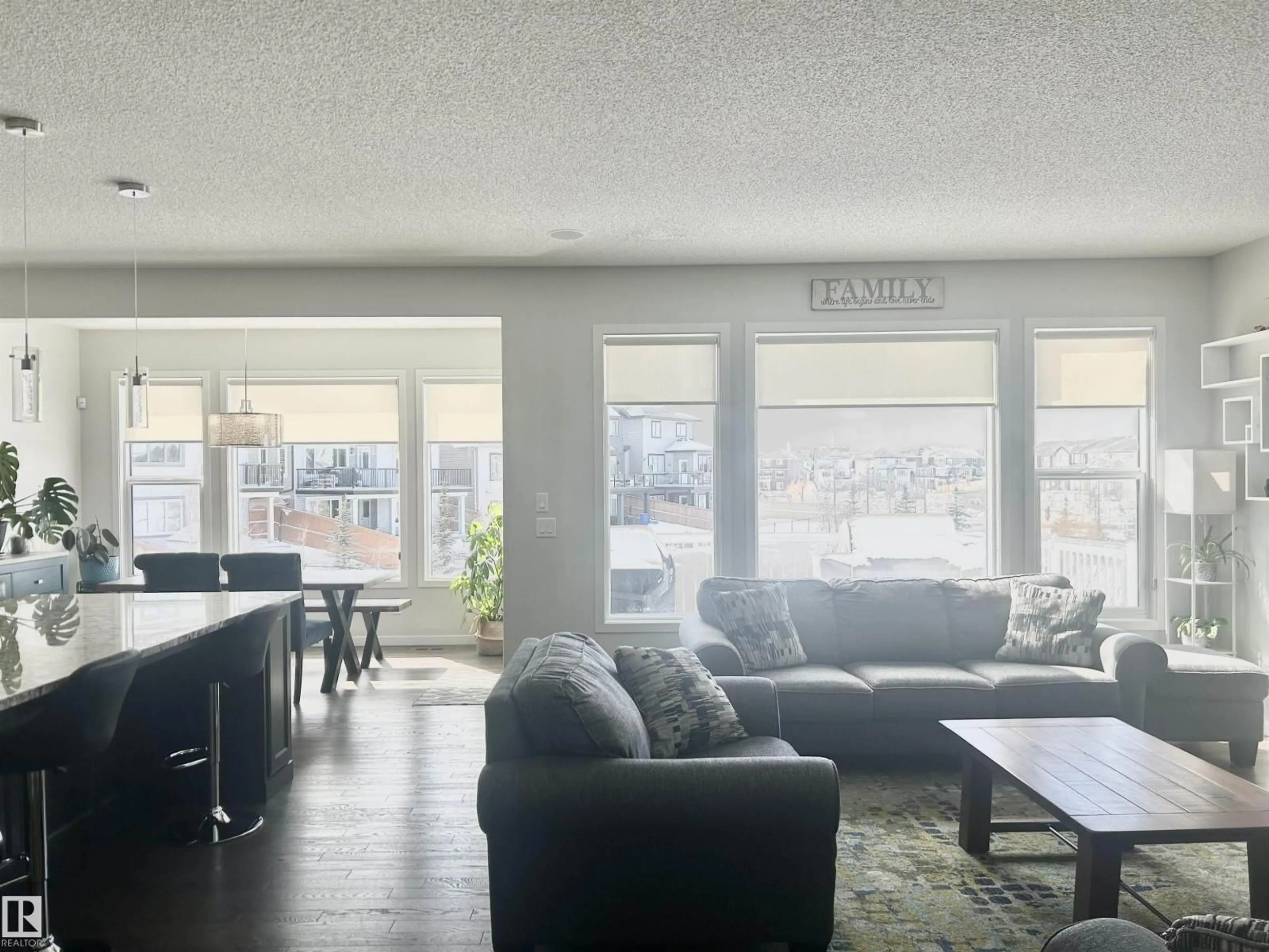 Living room with furniture, unknown for SW - 5333 21A AV, Edmonton Alberta T6X1X5