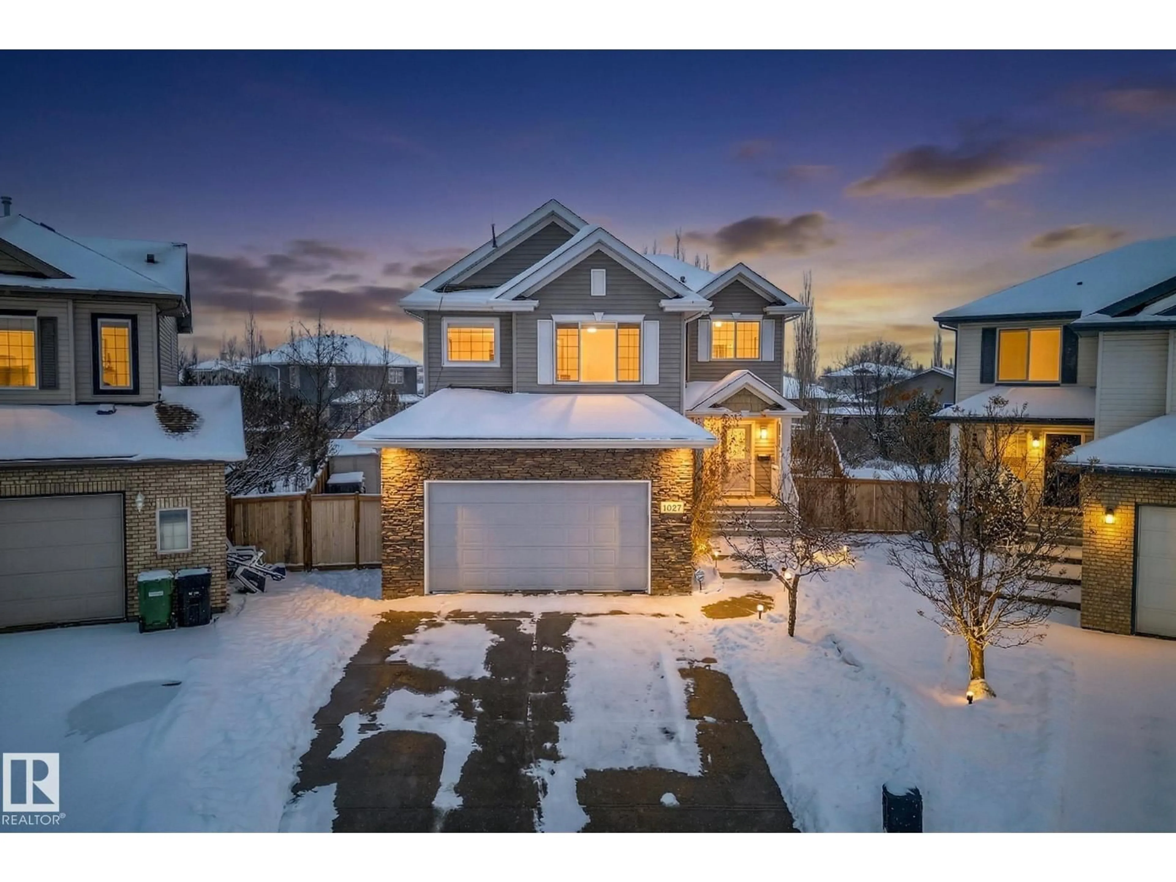 A pic from outside/outdoor area/front of a property/back of a property/a pic from drone, street for 112 WINDROSE DR, Leduc Alberta T9E8S7