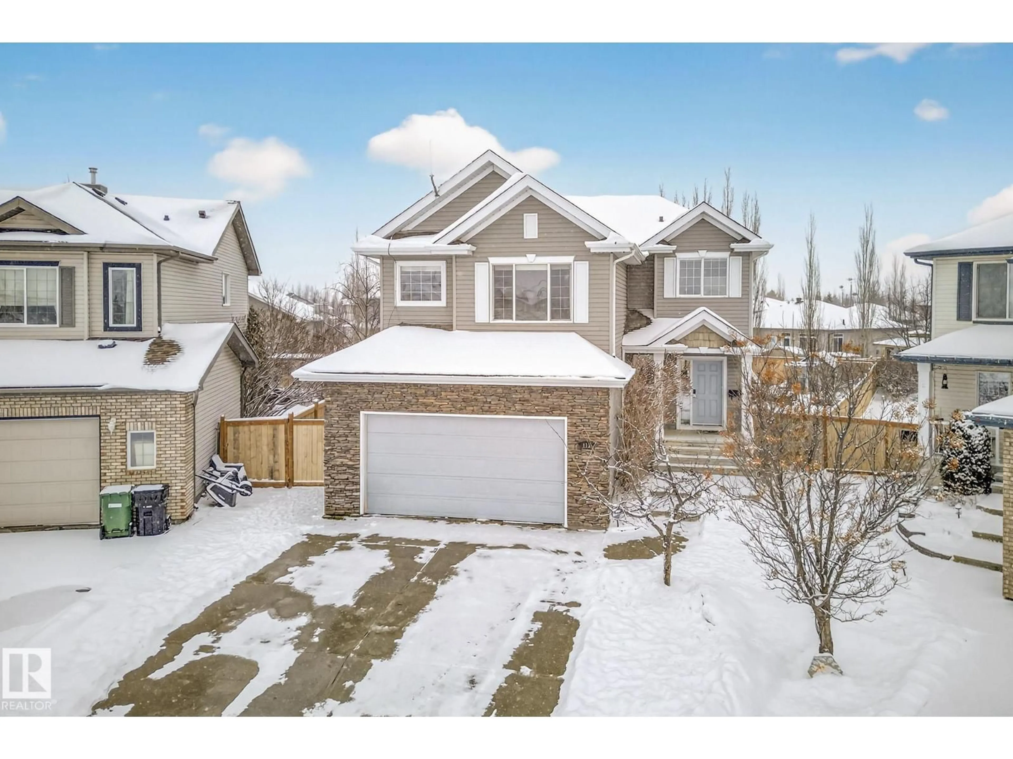 A pic from outside/outdoor area/front of a property/back of a property/a pic from drone, street for 112 WINDROSE DR, Leduc Alberta T9E8S7