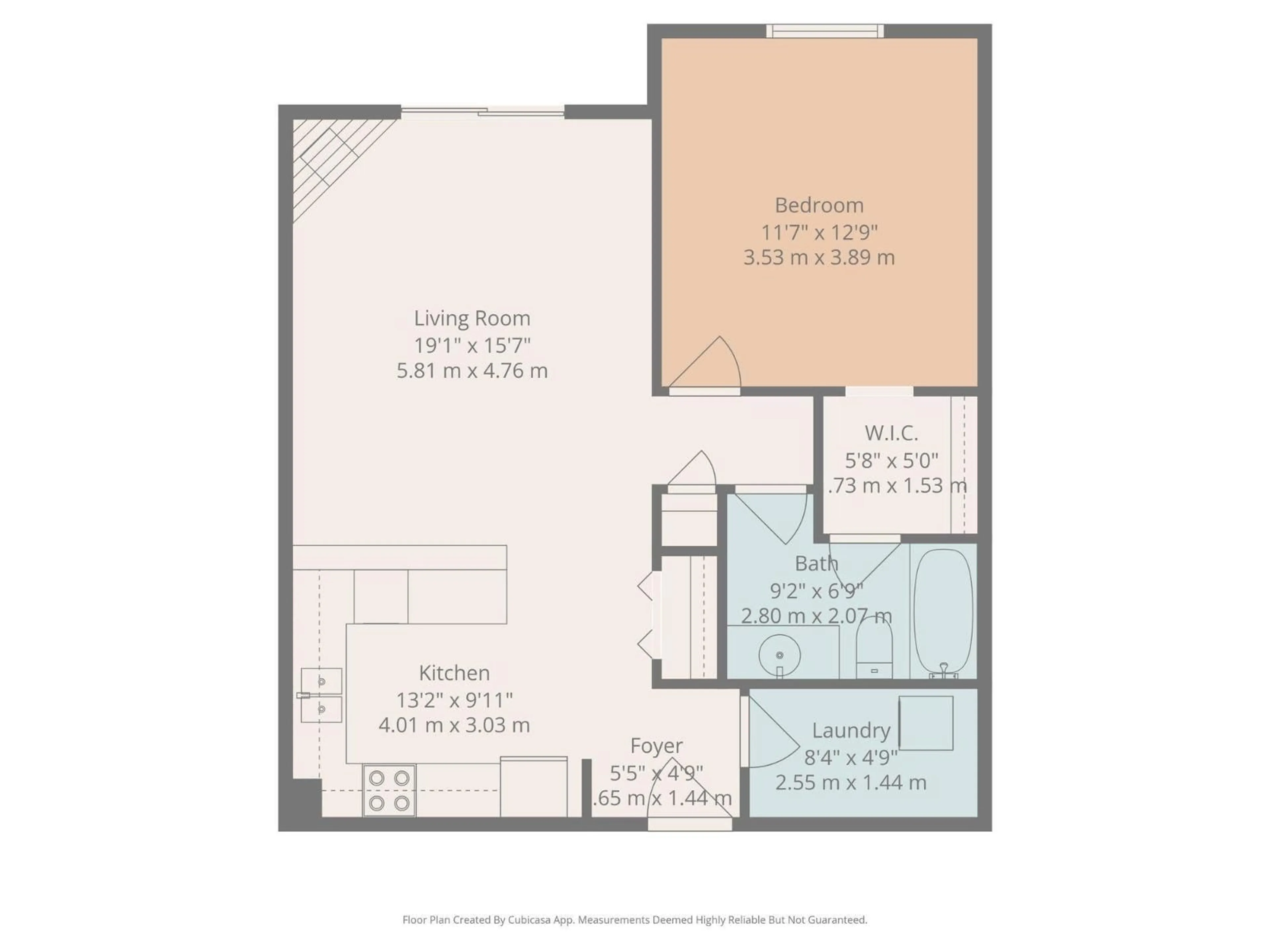 Floor plan for 408 - 4415 48 ST, Leduc Alberta T9E4C4