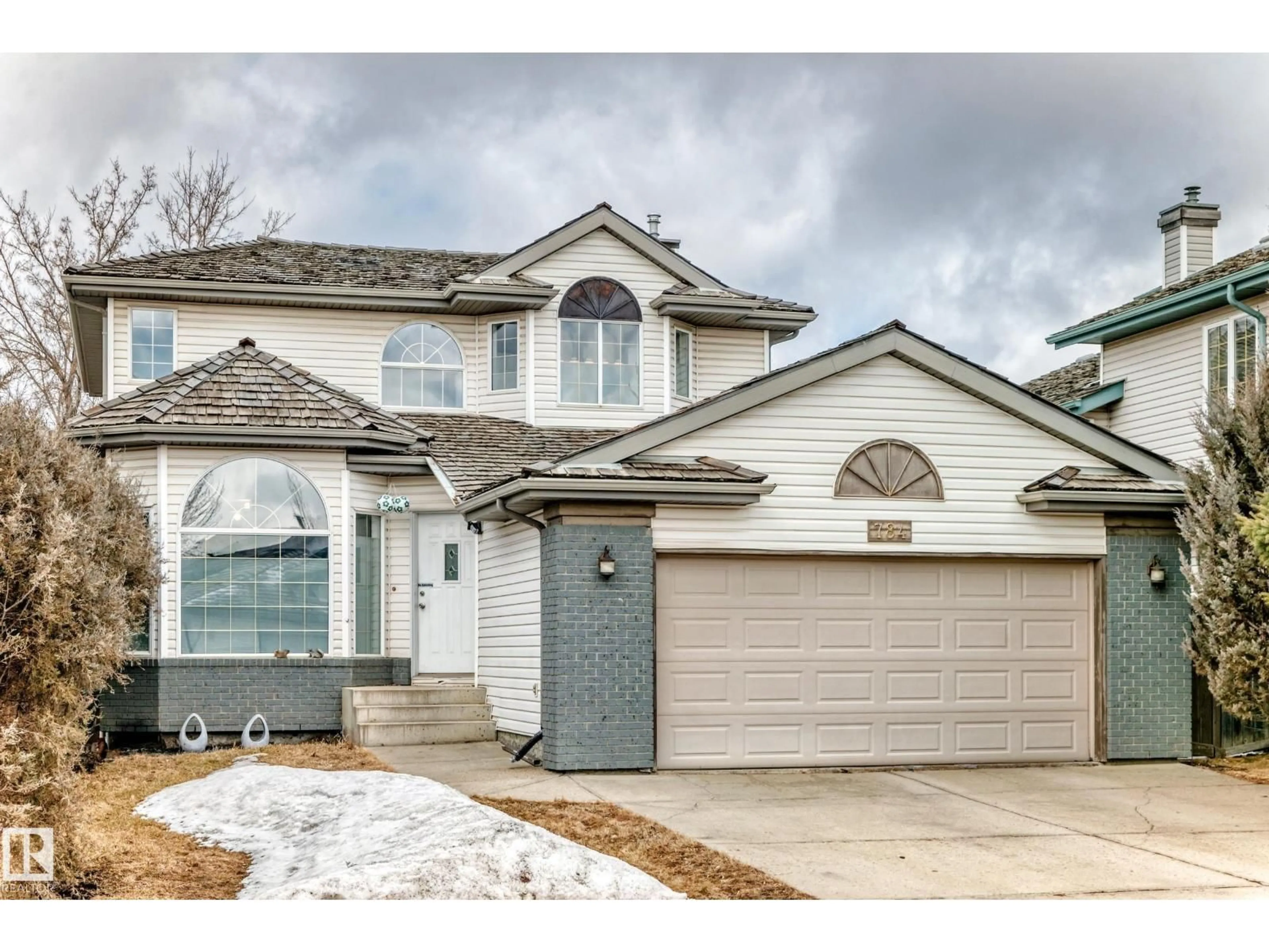 Home with brick exterior material, street for 784 BLACKBURN PL, Edmonton Alberta T6W1C7