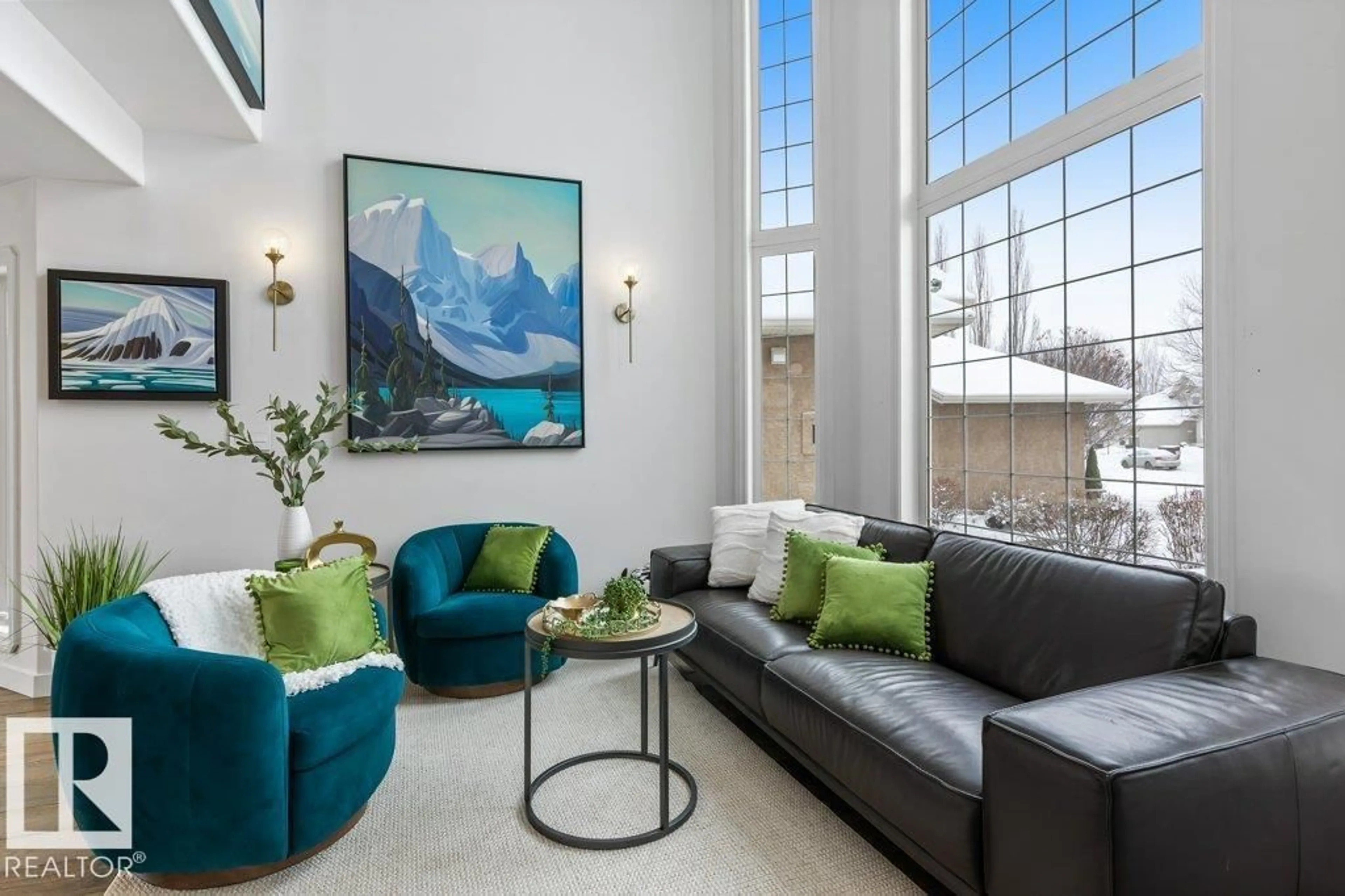 Living room with furniture, unknown for 44 KENILWORTH CR, St. Albert Alberta T8N7G3