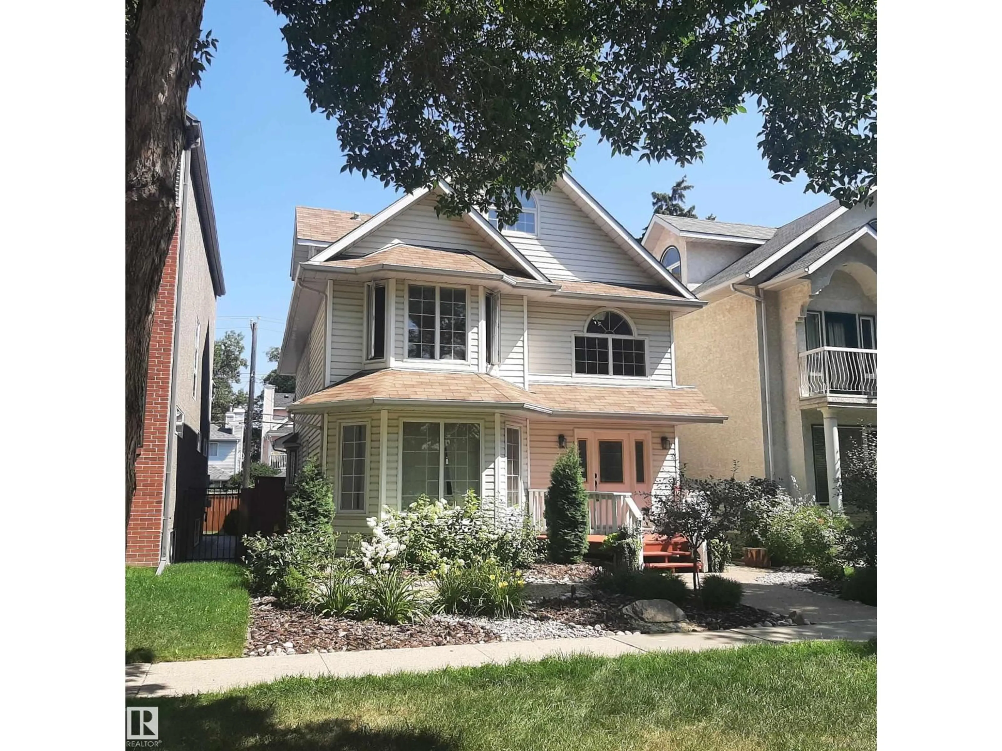 Home with brick exterior material, street for NW - 9615 101 ST, Edmonton Alberta T5K0W7