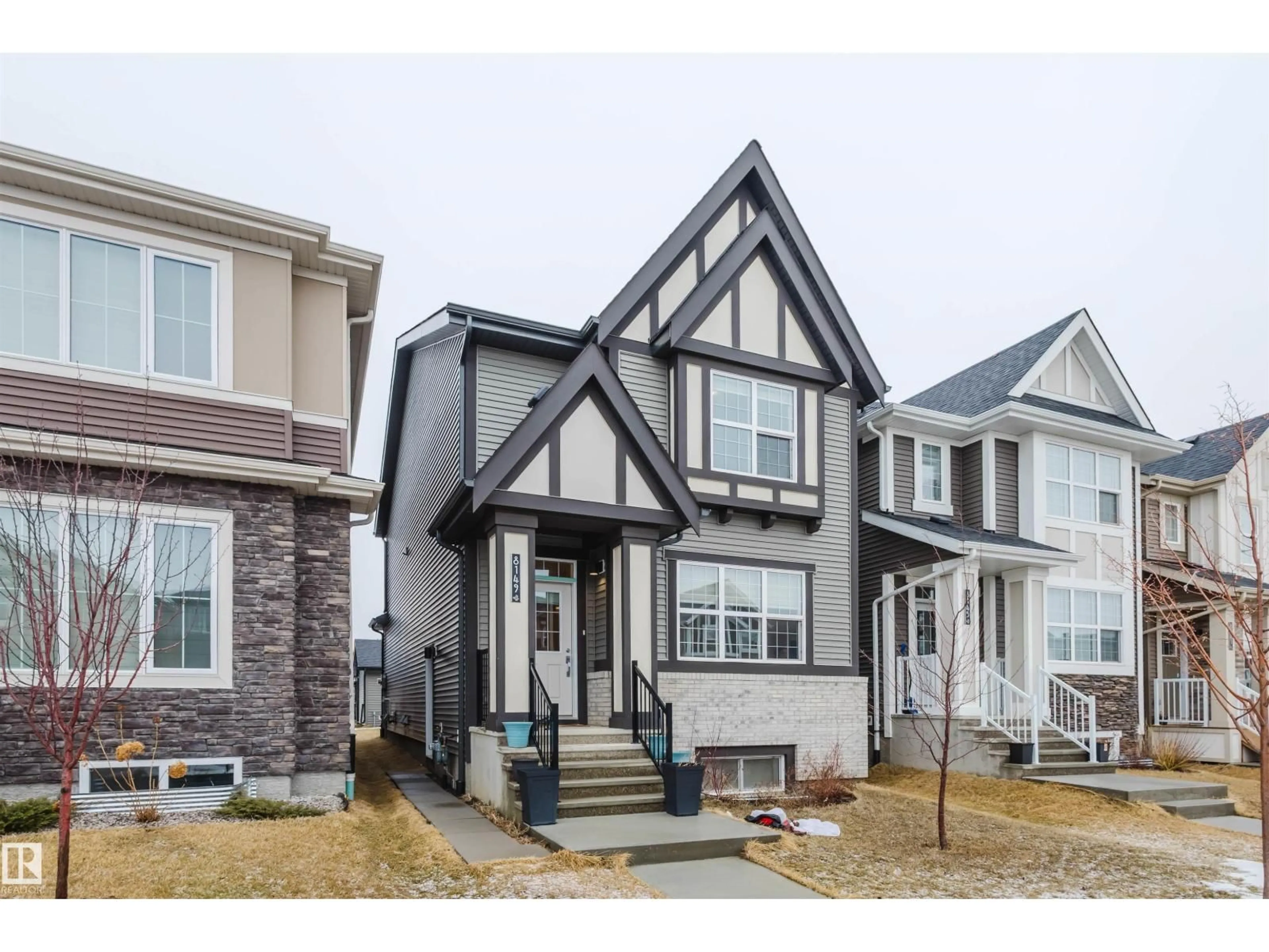 Home with vinyl exterior material, street for NW - 8149 226A ST, Edmonton Alberta T5T7S7