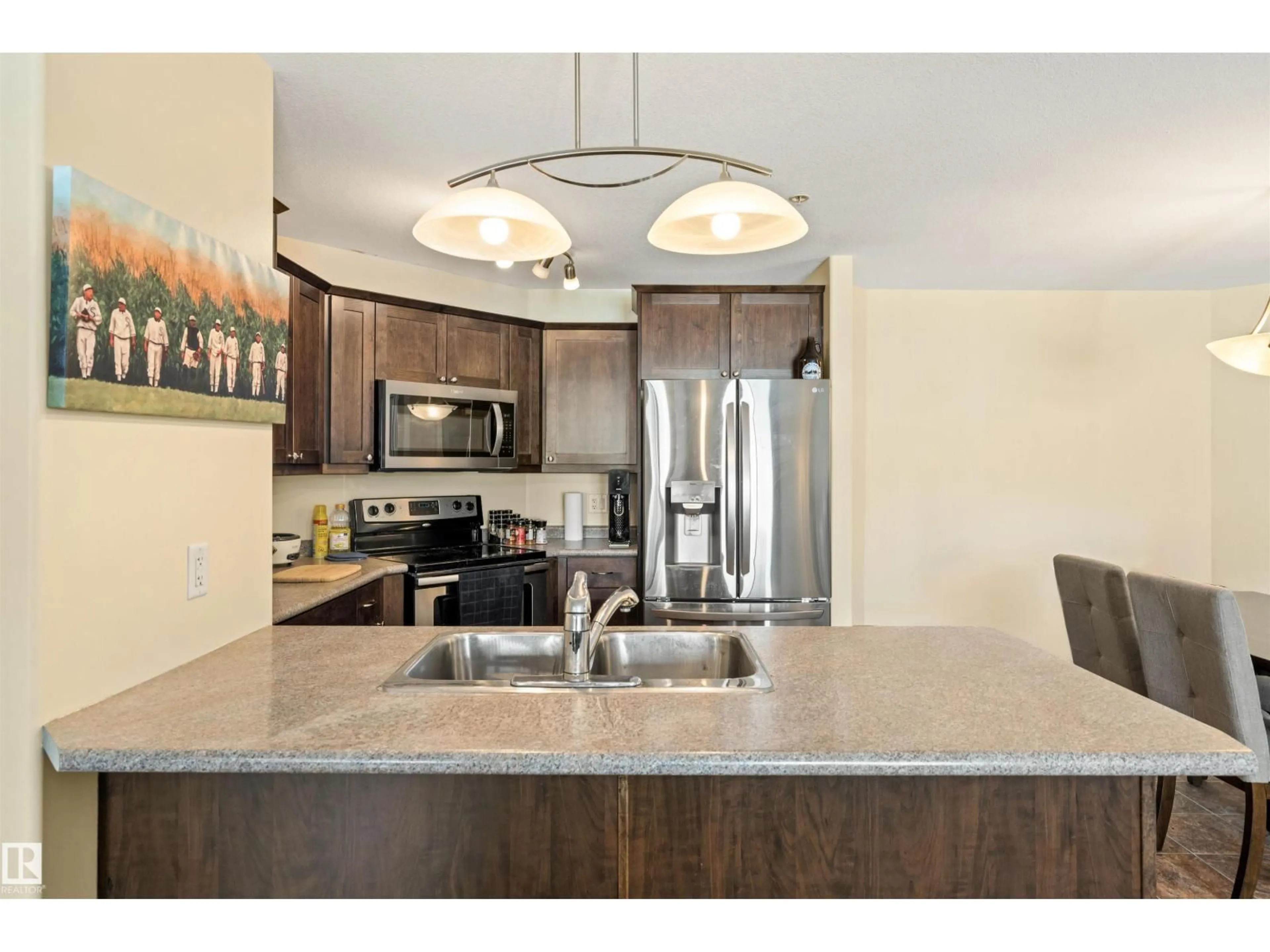 Open concept kitchen, unknown for 3105-901 16 ST, Cold Lake Alberta T9M0C3
