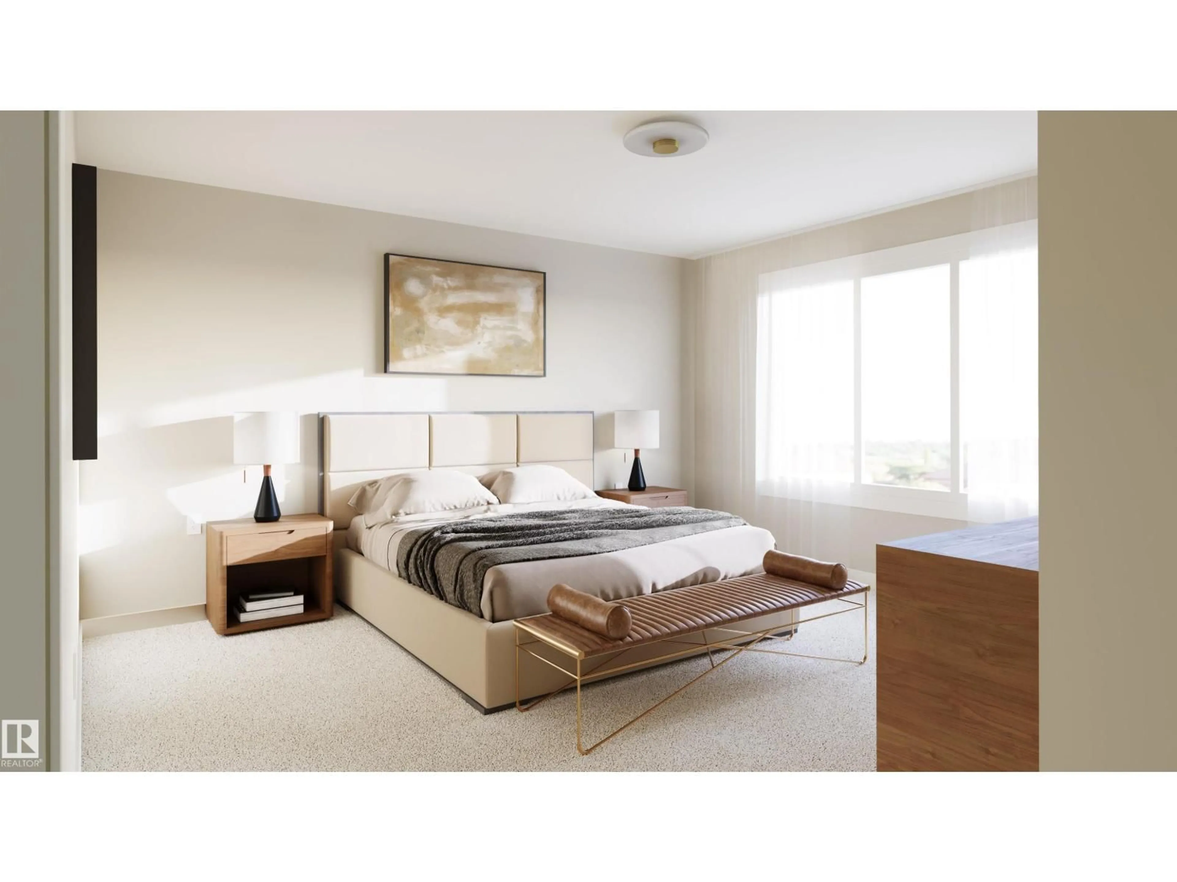 Bedroom with bed, unknown for 1729 CROSSBILL LO, Edmonton Alberta T5S0W3