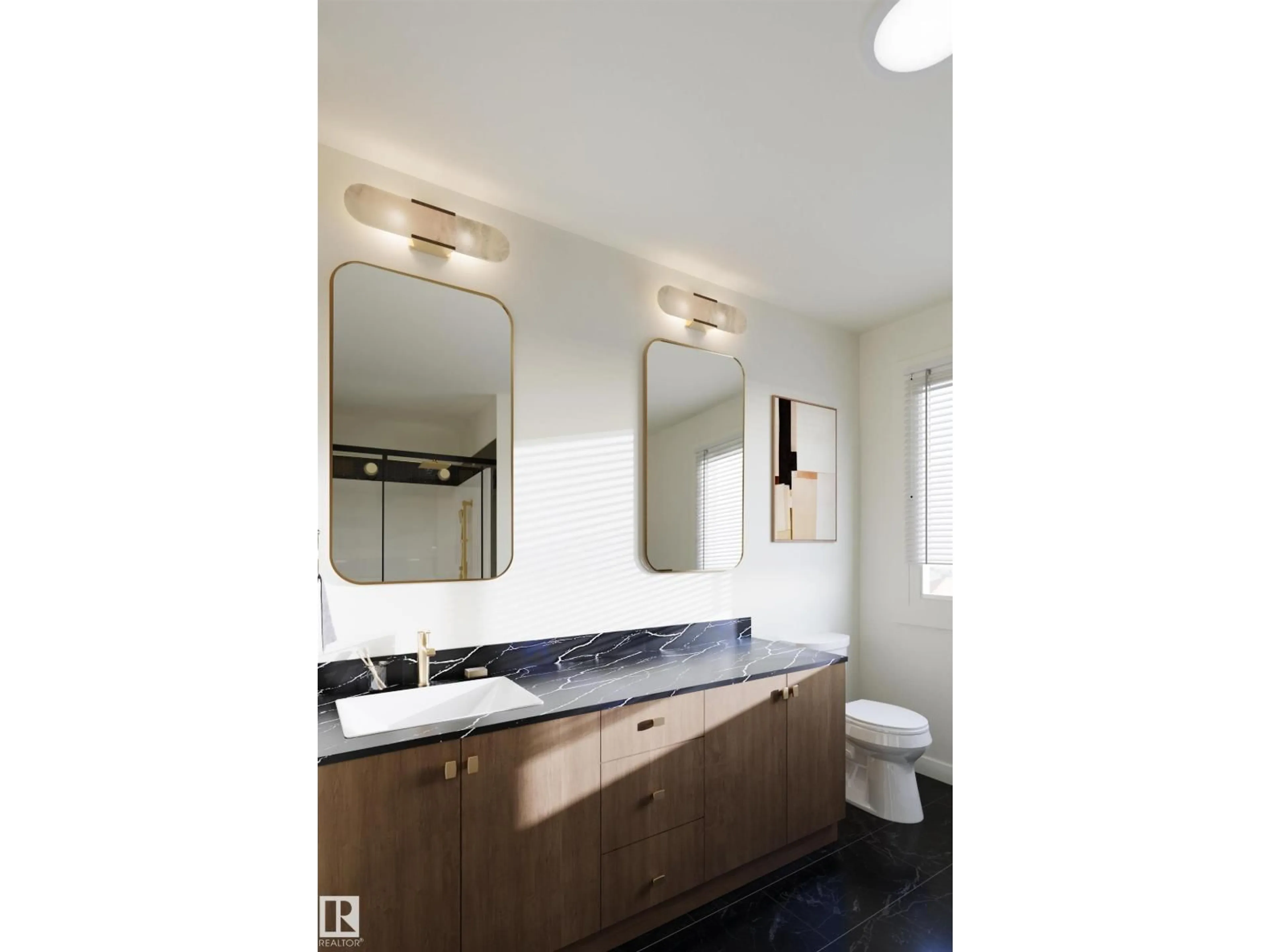 Contemporary bathroom, ceramic/tile floor for 1729 CROSSBILL LO, Edmonton Alberta T5S0W3