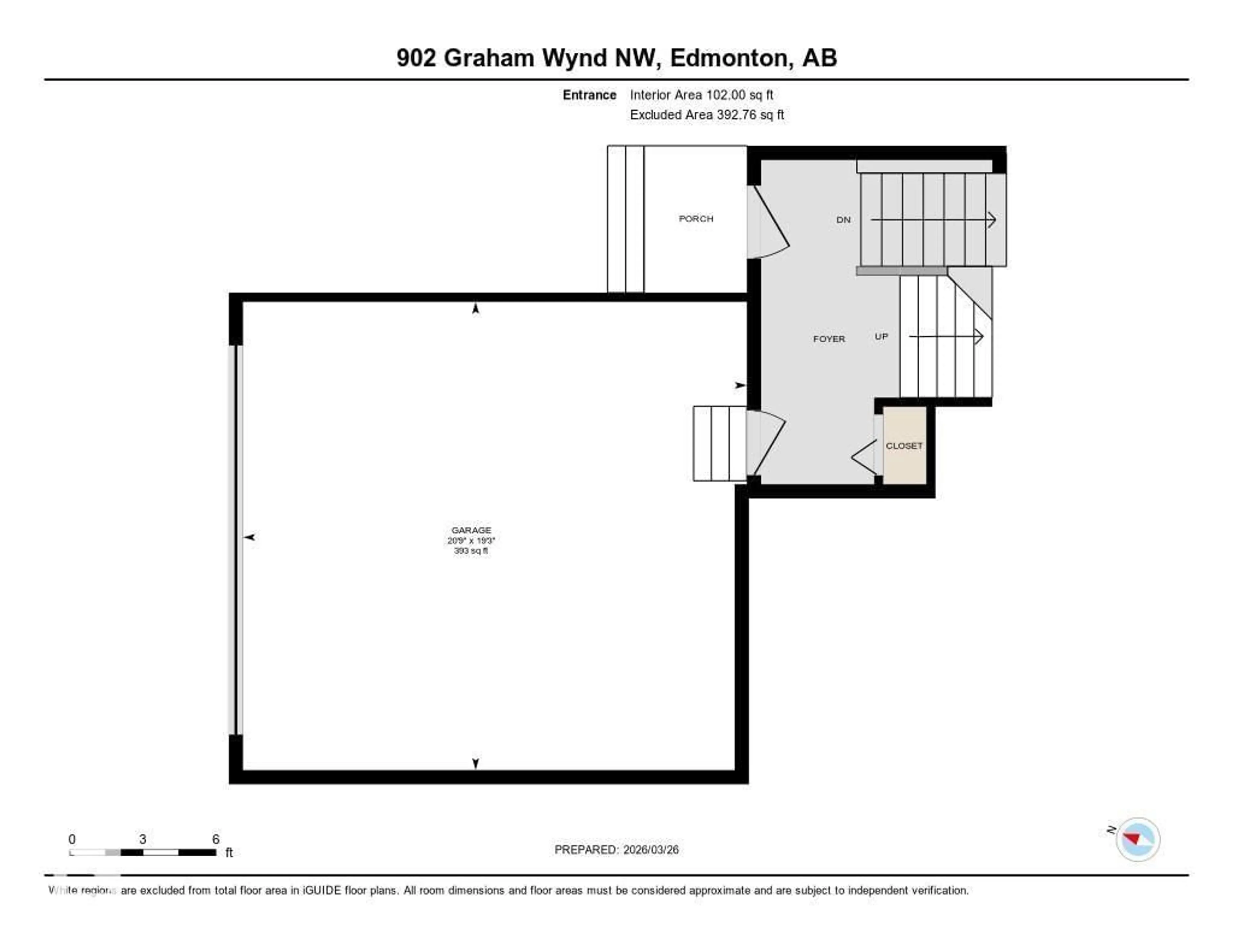 Floor plan for 902 GRAHAM WD NW, Edmonton Alberta T5T6L5