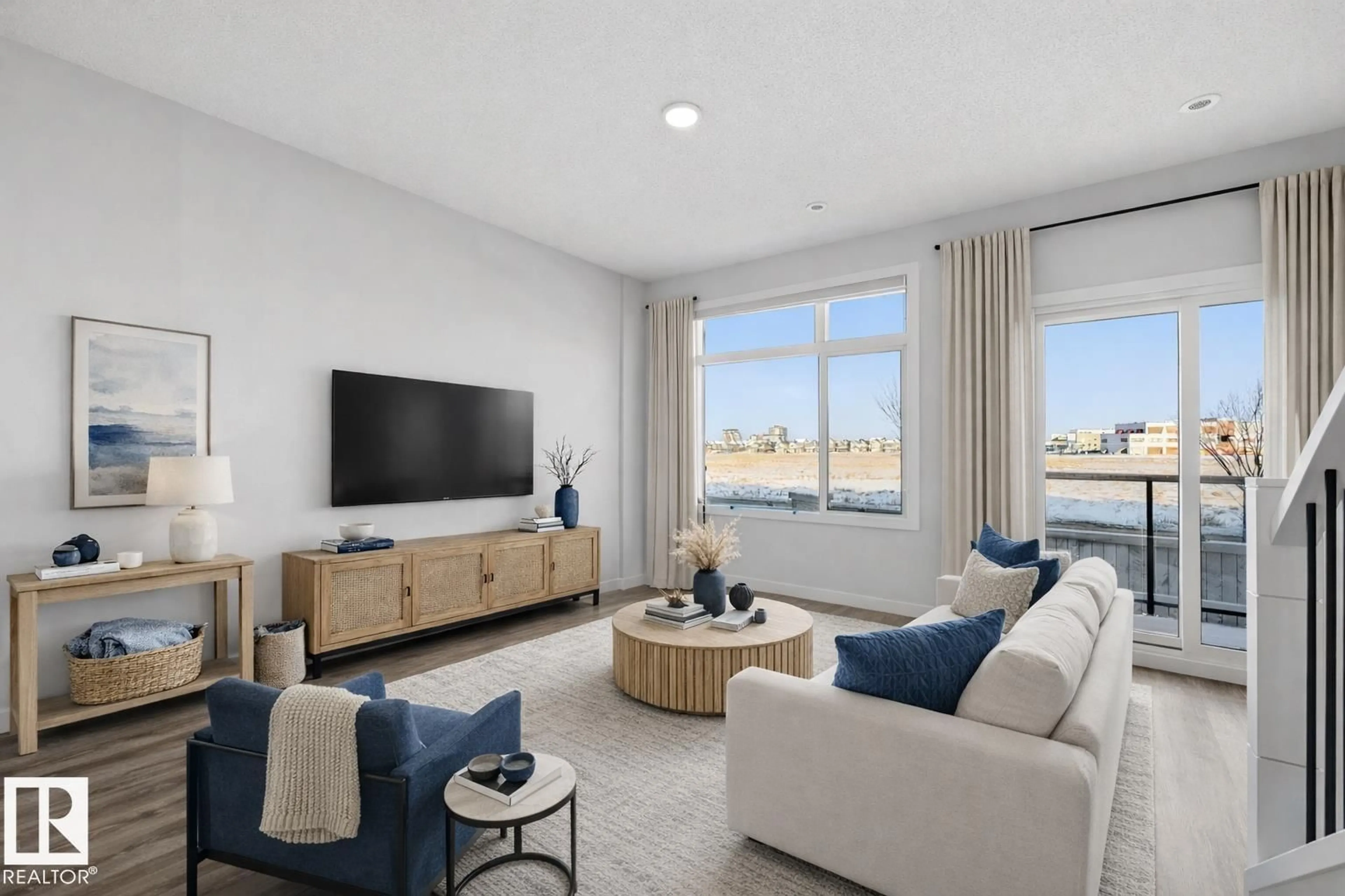 Living room with furniture, unknown for #37 - 1010 RABBIT HILL RD, Edmonton Alberta T6W4G7