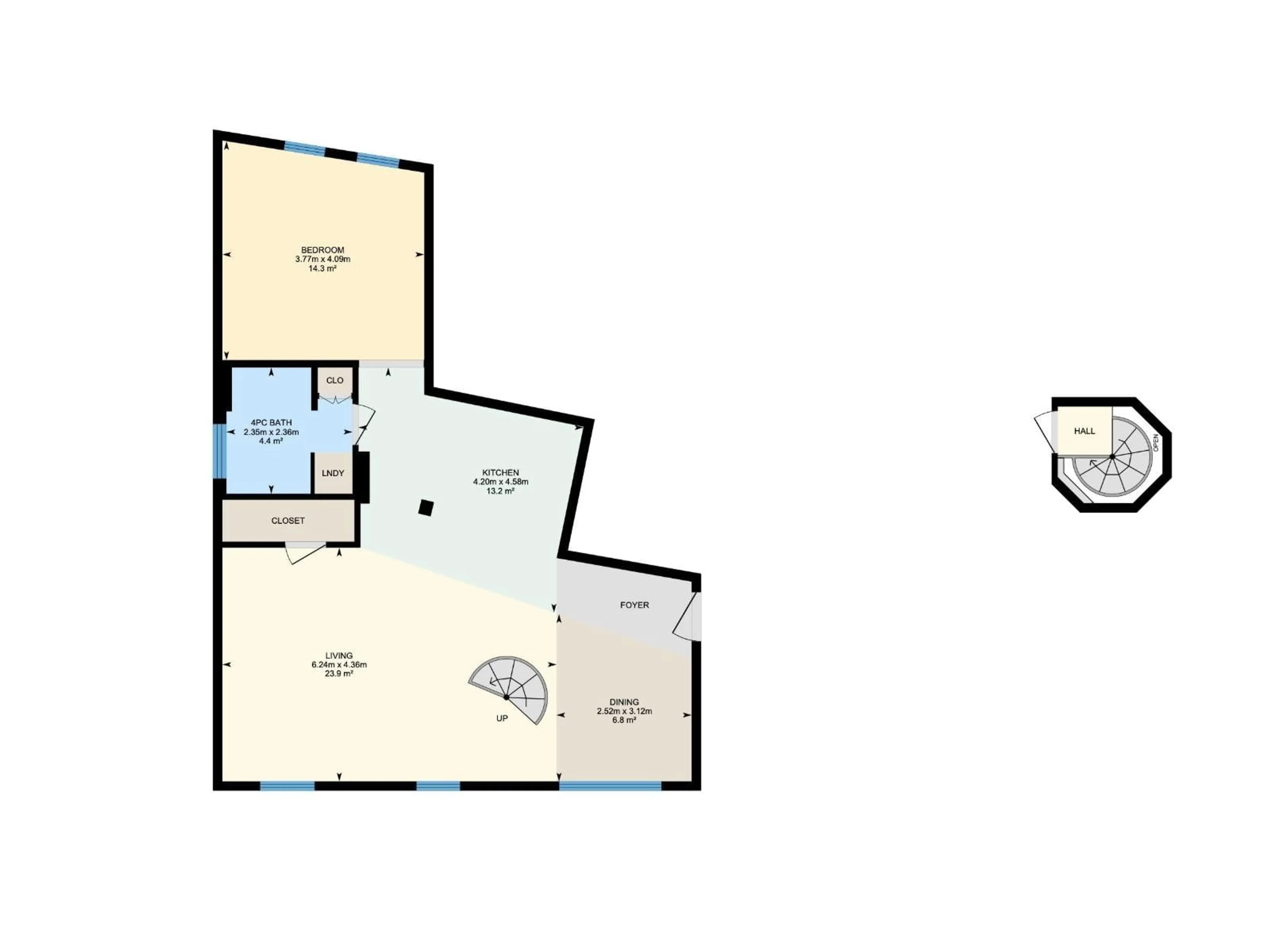 Floor plan for #301 - 10141 95 ST, Edmonton Alberta T5H2A8