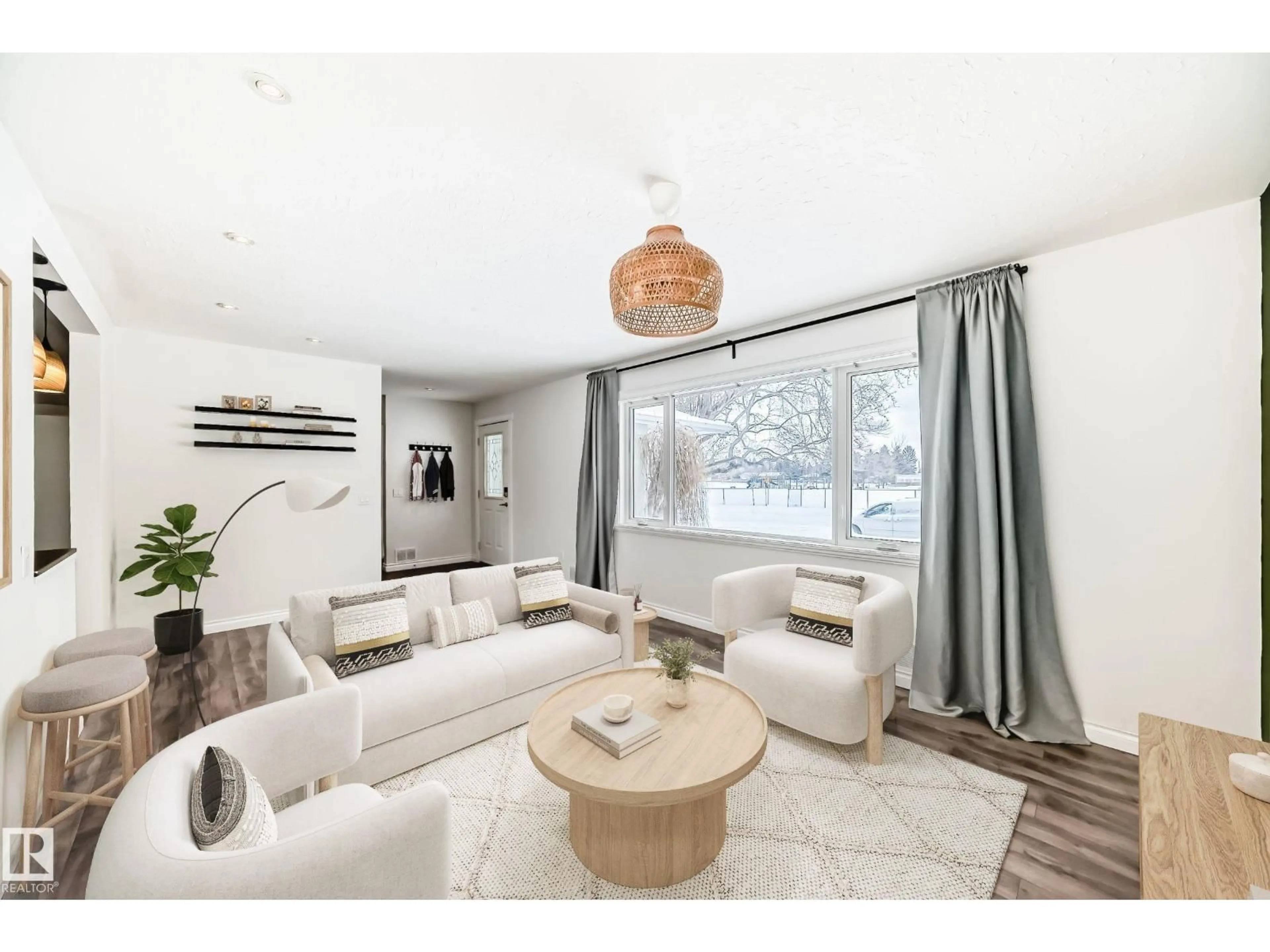 Living room with furniture, unknown for NW - 10532 47 ST, Edmonton Alberta T6A1Z9