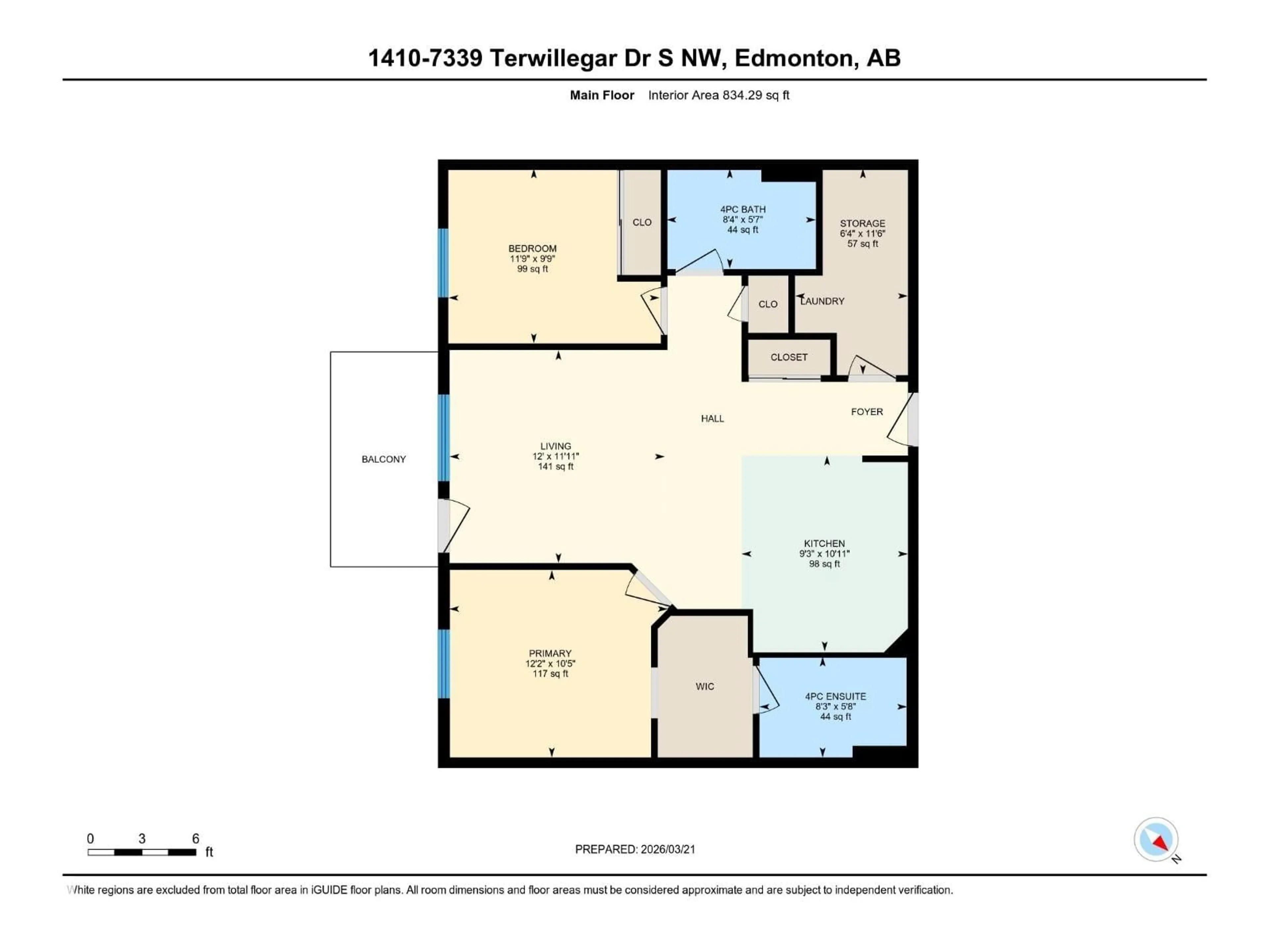 Floor plan for 1410 SOUTH TERWILLEGAR DR, Edmonton Alberta T6R0E1