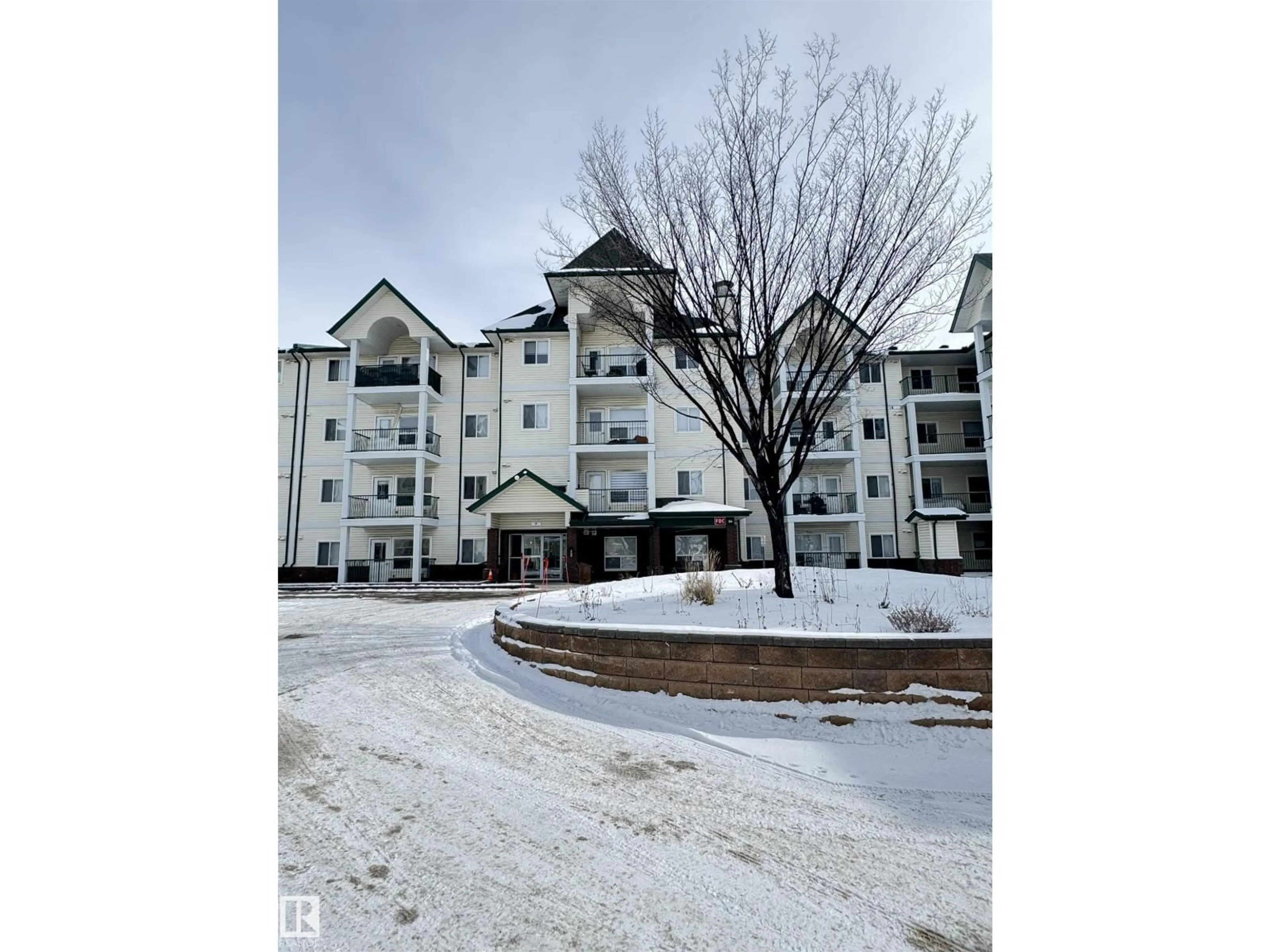 A pic from outside/outdoor area/front of a property/back of a property/a pic from drone, mountain view for #317 - 13625 34 ST, Edmonton Alberta T5A0E3