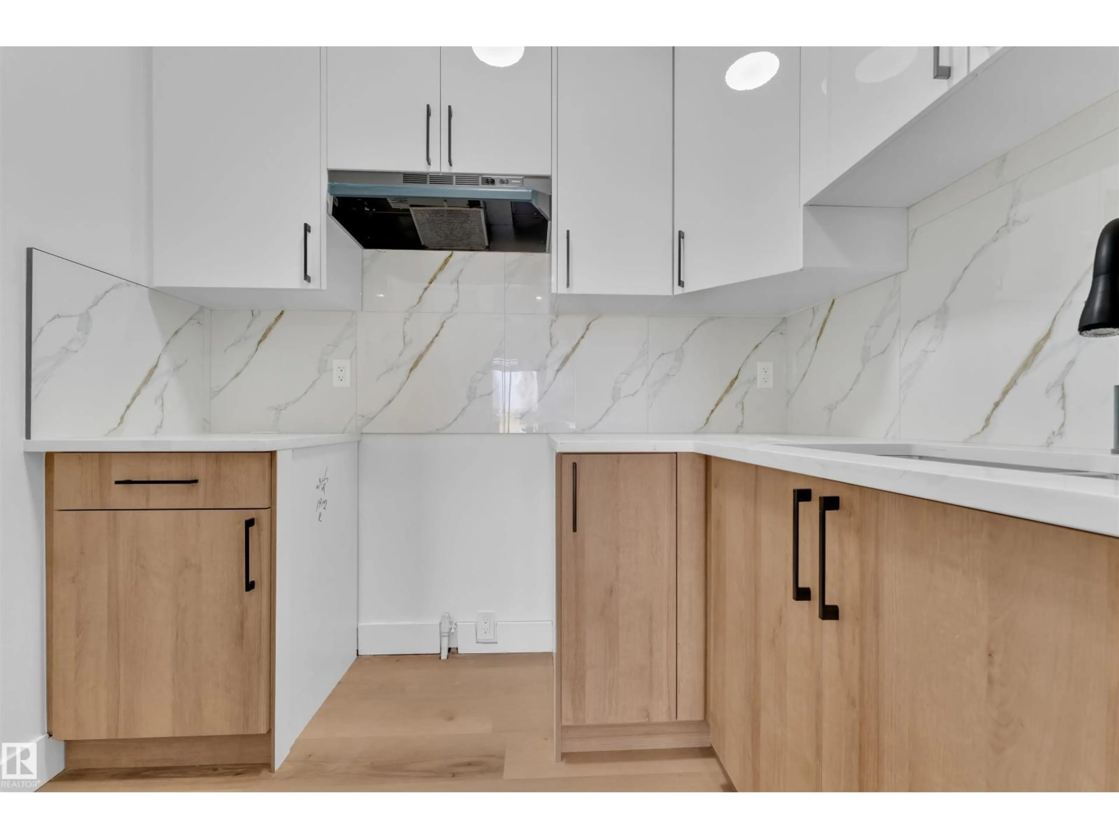 Open concept kitchen, ceramic/tile floor for NW - 1908 155 AV, Edmonton Alberta T5Y4H8