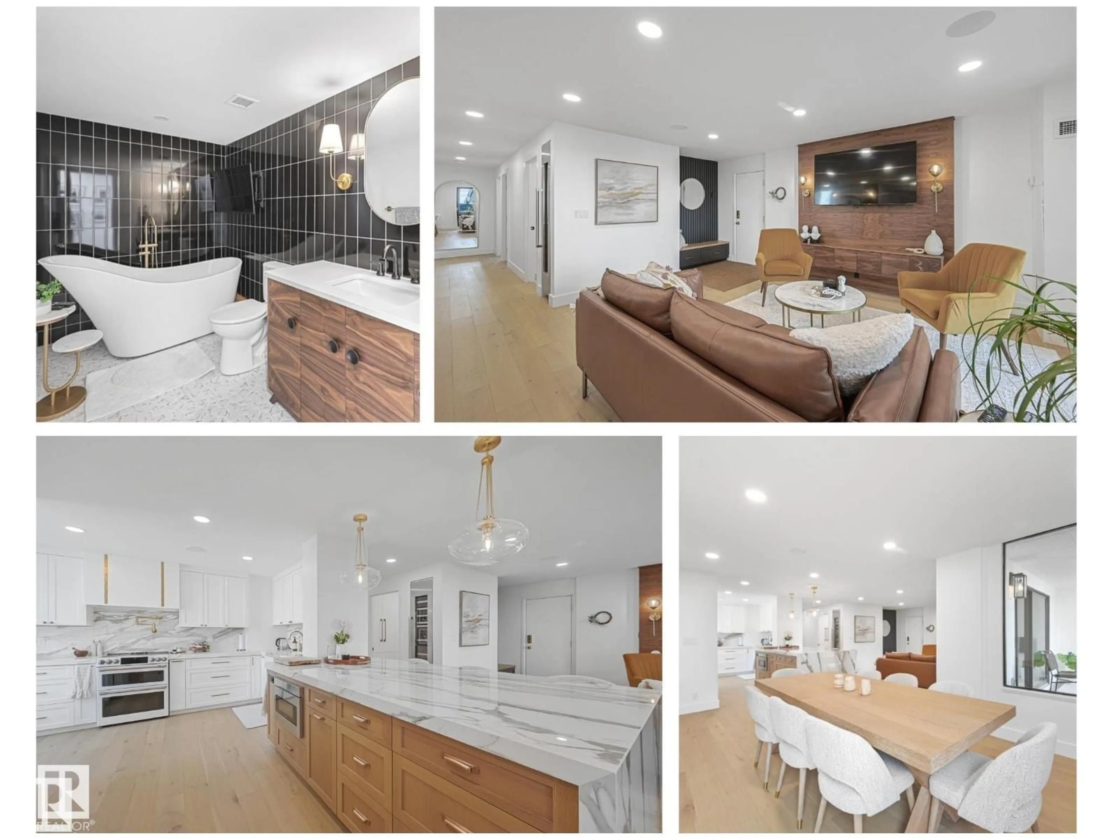 Open concept kitchen, ceramic/tile floor for 701 - 11503 100 AV, Edmonton Alberta T5K2K7