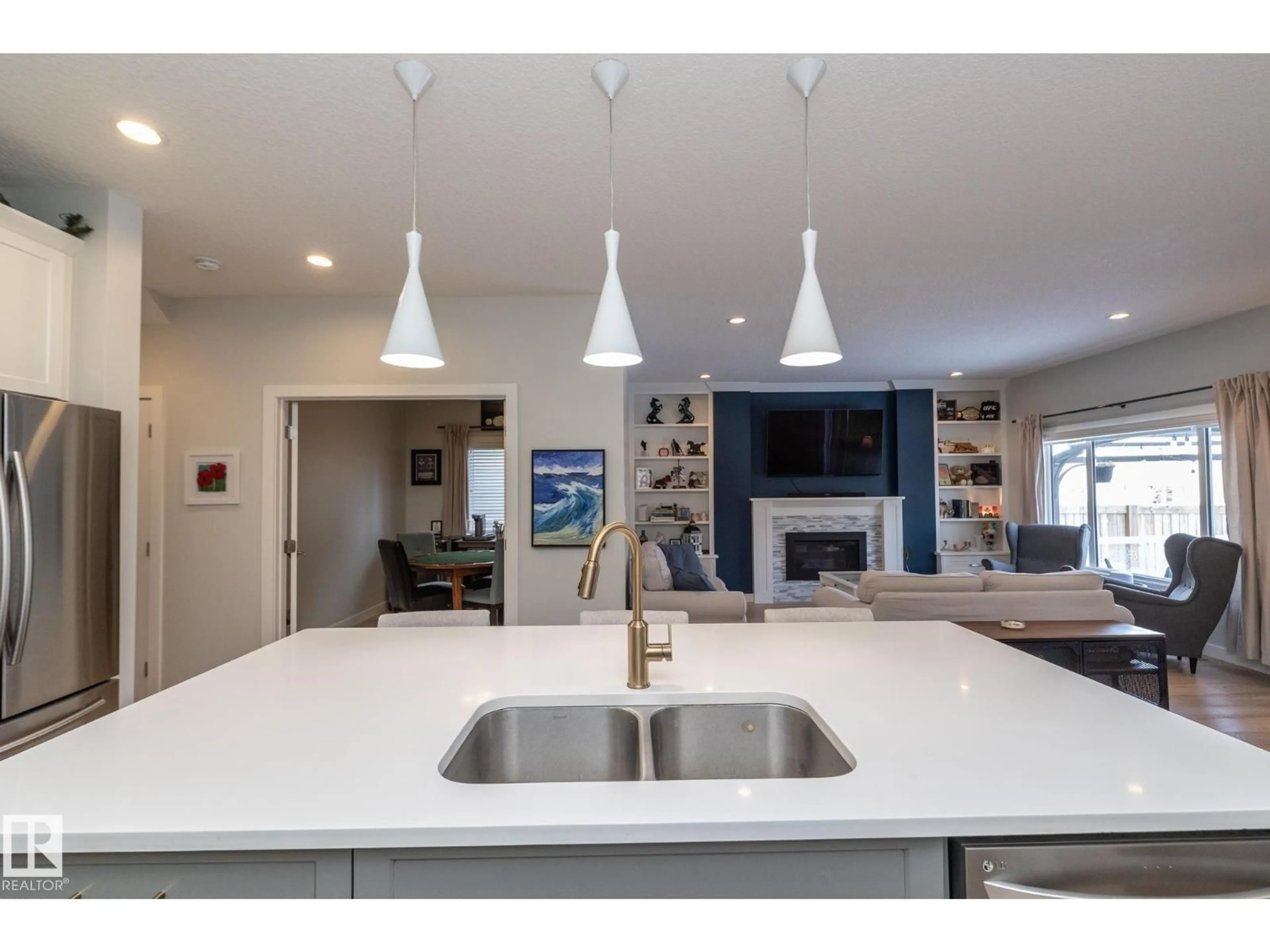 Open concept kitchen, unknown for 26 ELLICE BN, Fort Saskatchewan Alberta T8L0T8