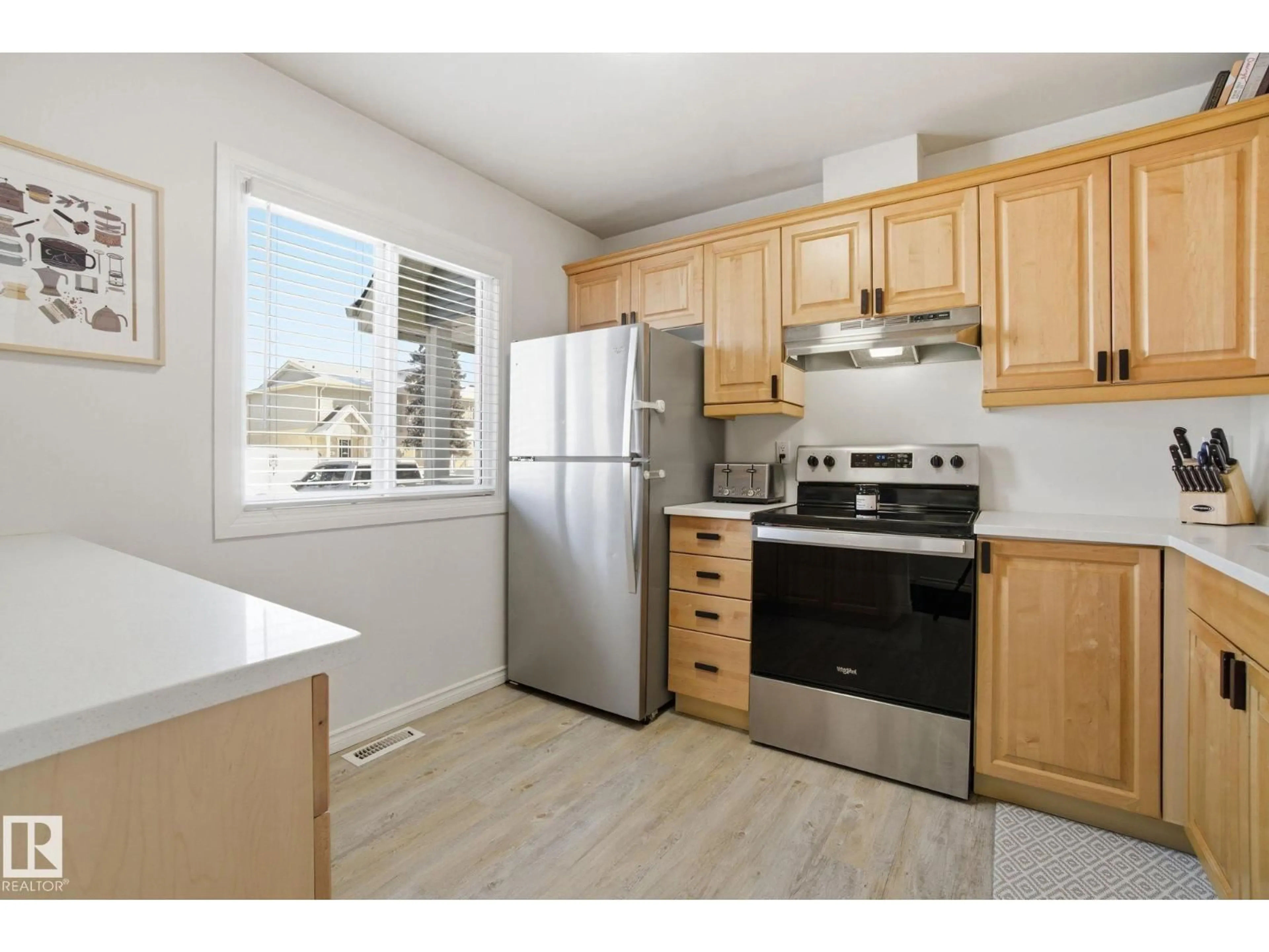 Standard kitchen, wood/laminate floor for #29 - 9619 180 ST NW, Edmonton Alberta T5T4L9