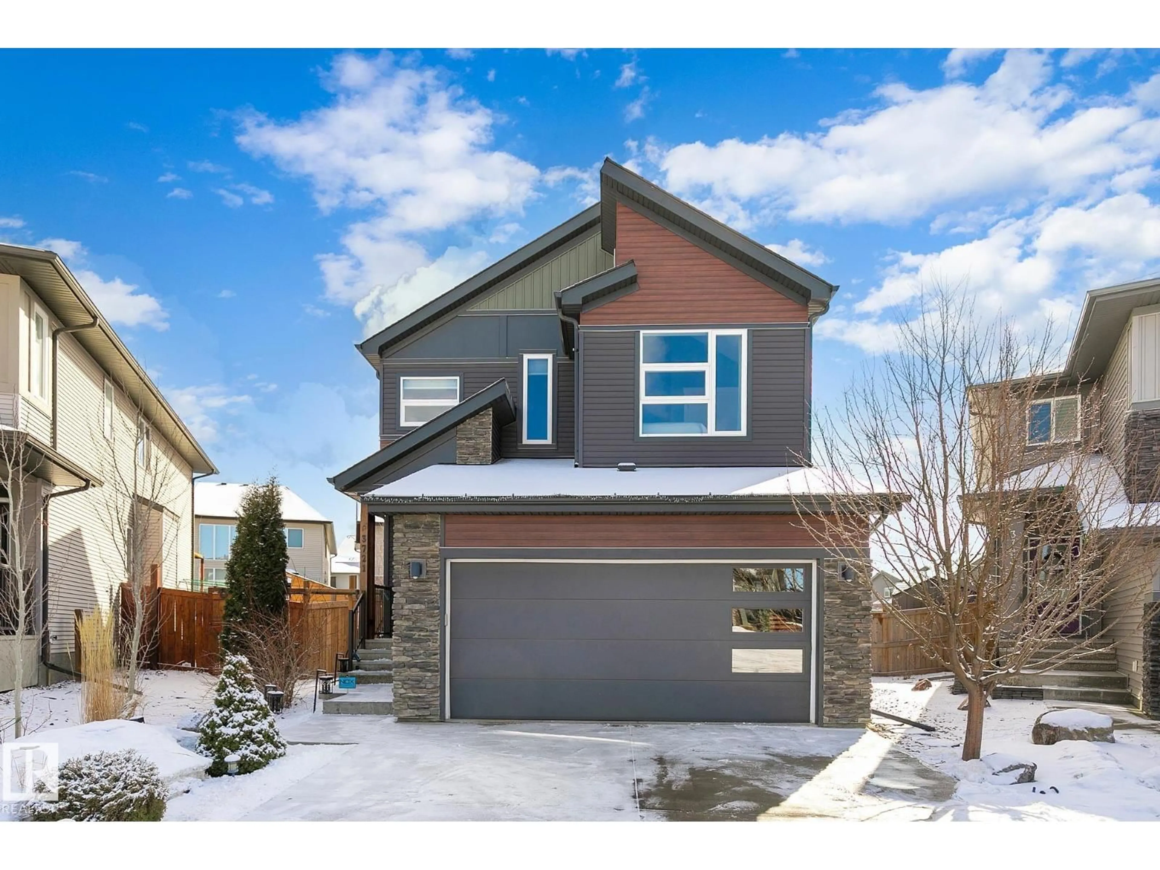 Home with vinyl exterior material, street for 3721 PARKER CT, Edmonton Alberta T6W3A8
