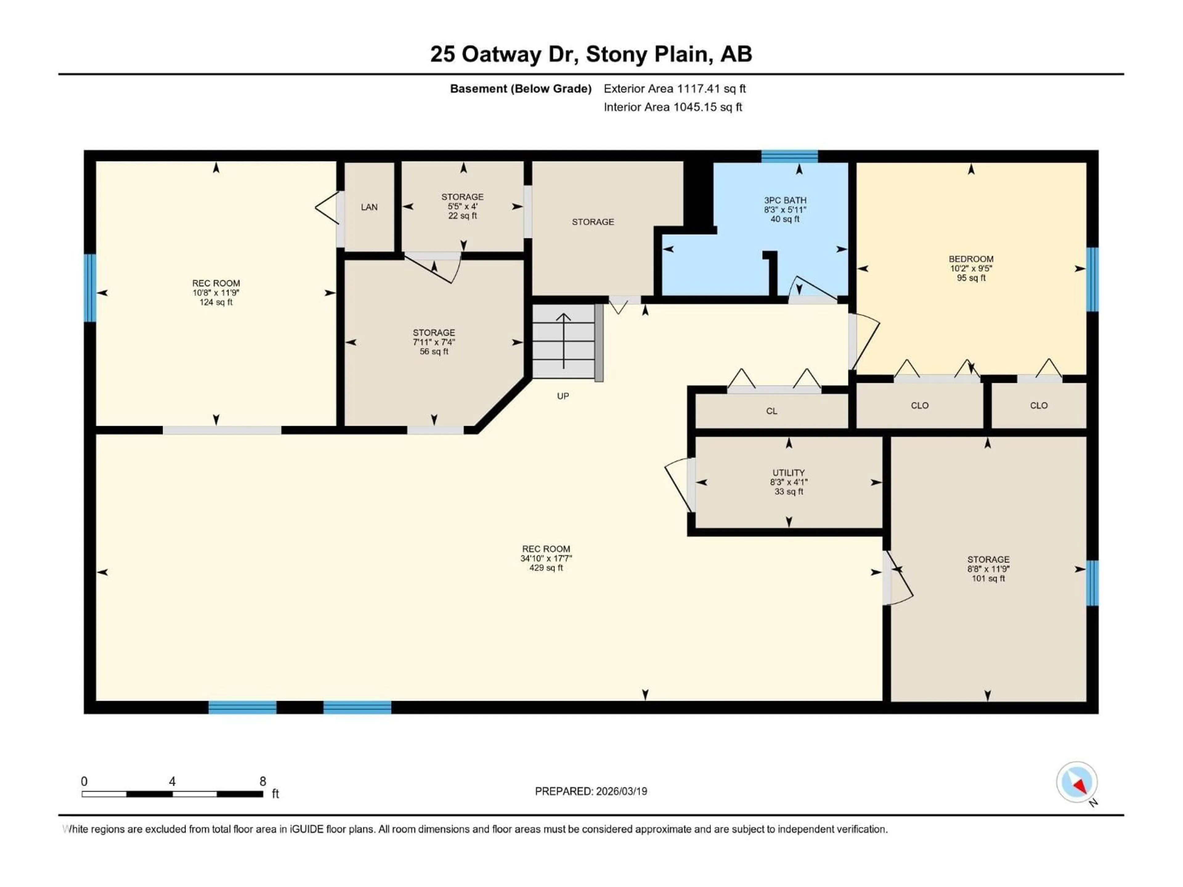 Floor plan for 25 OATWAY DR, Stony Plain Alberta T7Z1G4