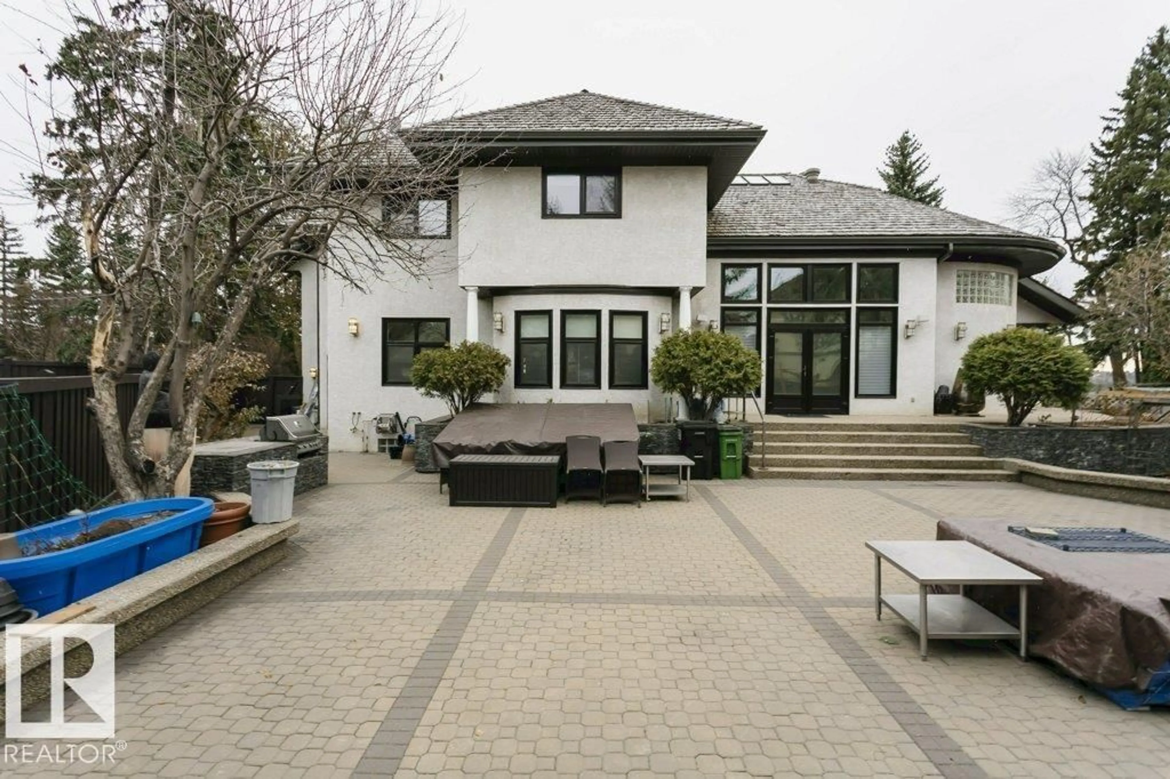 Patio, street for 11 WELLINGTON CR, Edmonton Alberta T5N3V2