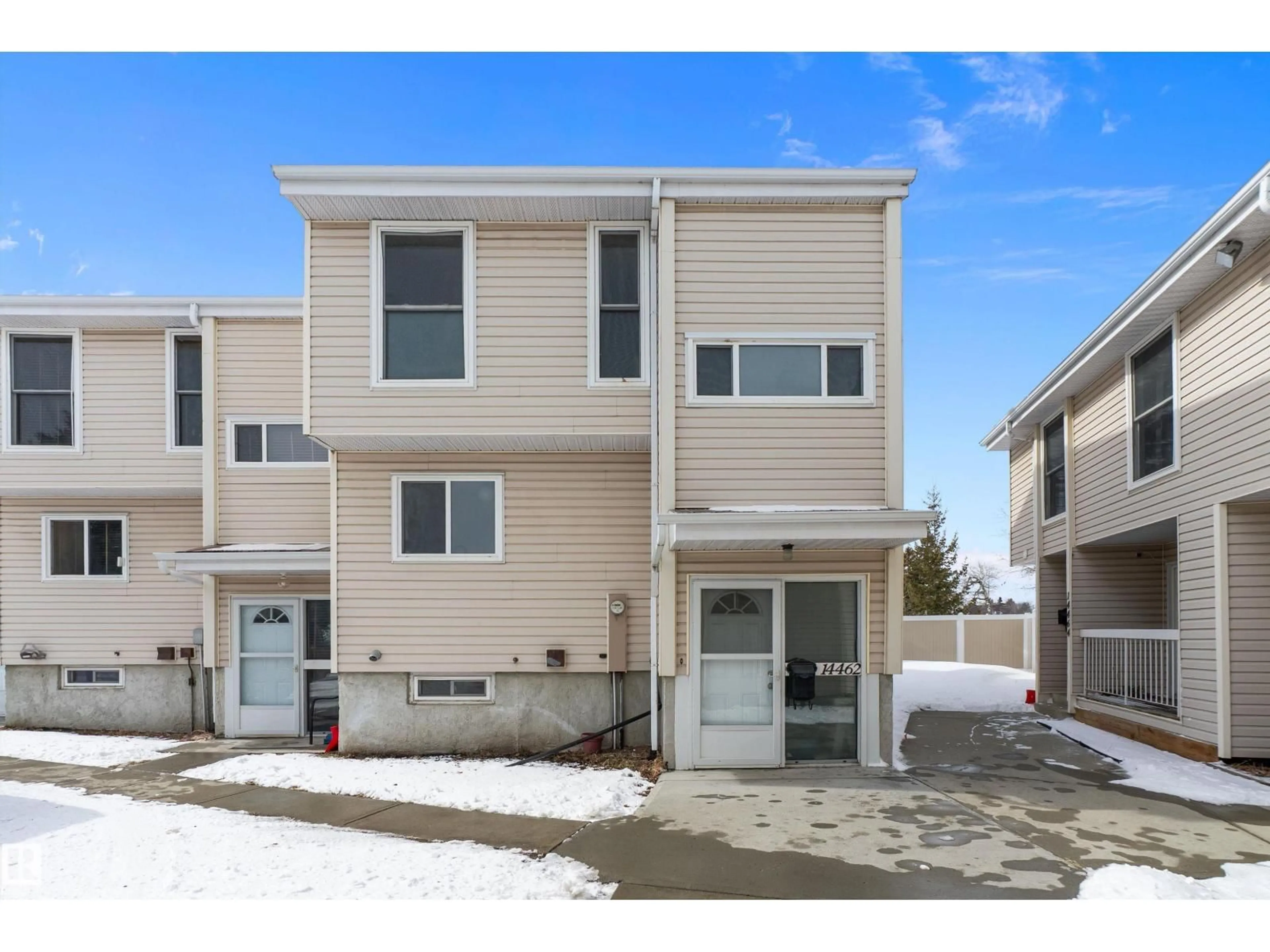 Home with vinyl exterior material, street for NW - 14462 56 ST, Edmonton Alberta T5A3R1