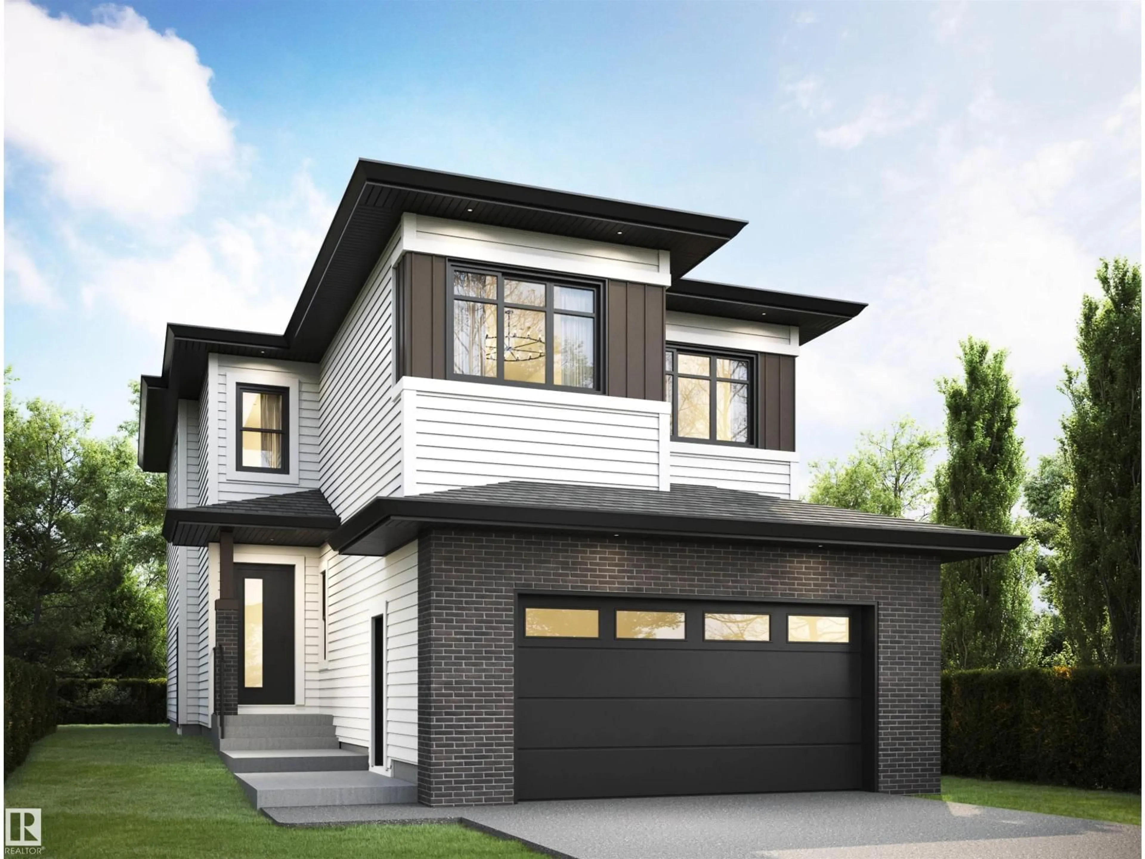 Home with brick exterior material, street for 128 RAVENSHIRE WYND, Sherwood Park Alberta T8H2R3