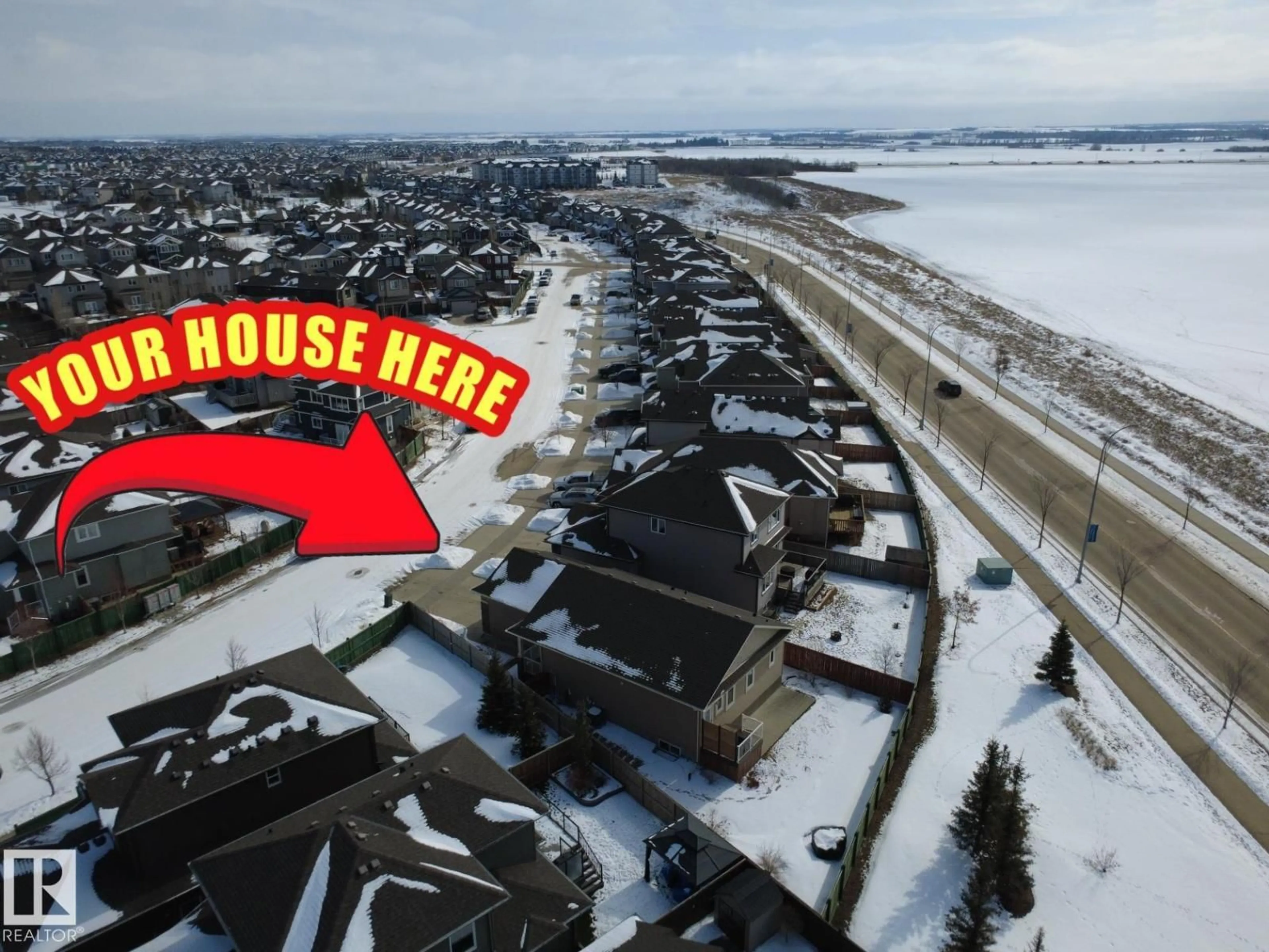 A pic from outside/outdoor area/front of a property/back of a property/a pic from drone, street for 289 WESTBROOK WD, Fort Saskatchewan Alberta T8L0L4