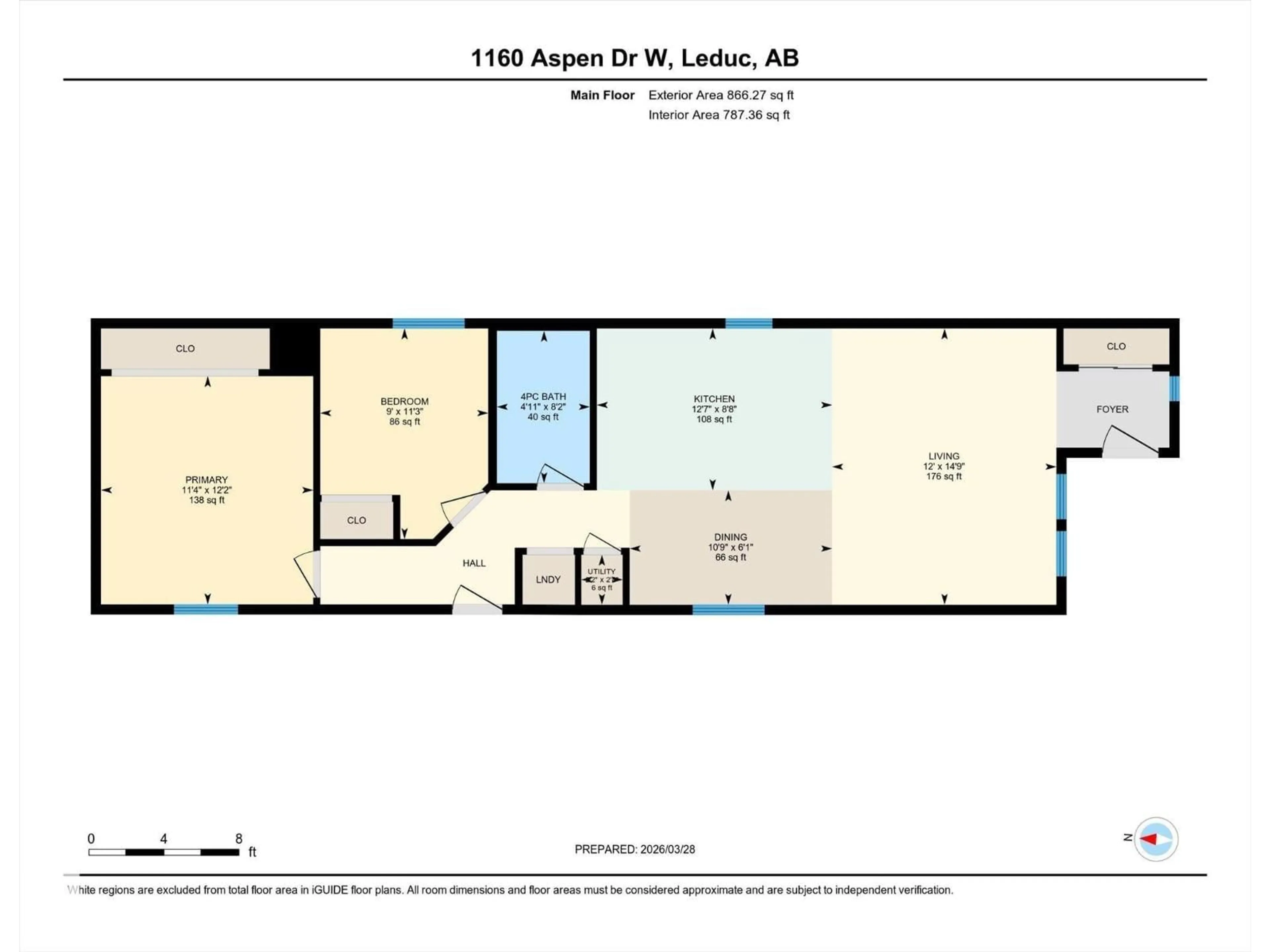 Floor plan for 1160 ASPEN DR, Leduc Alberta T9E8R2