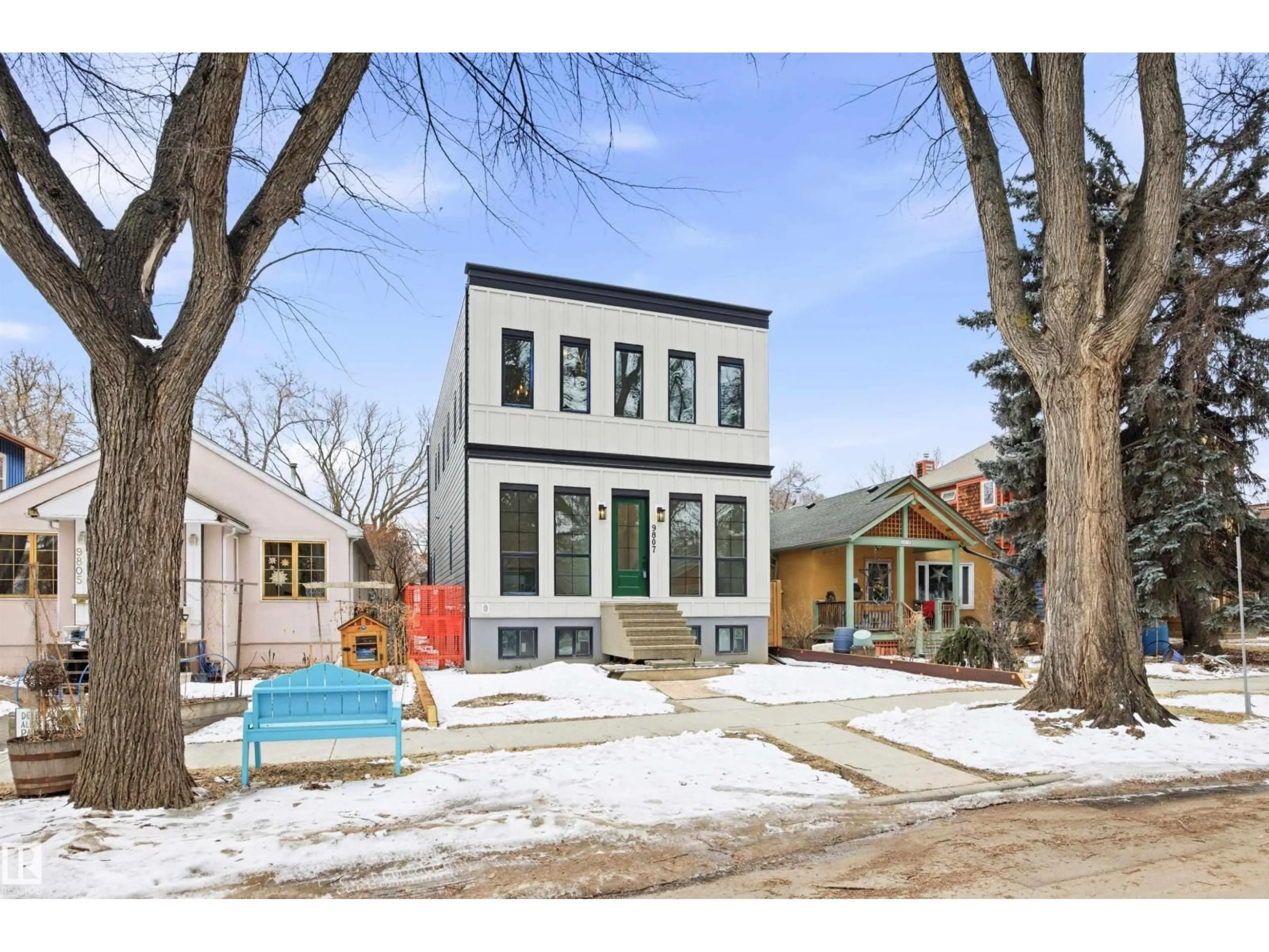 Home with brick exterior material, street for NW - 9807 90 AV, Edmonton Alberta T6E2T2