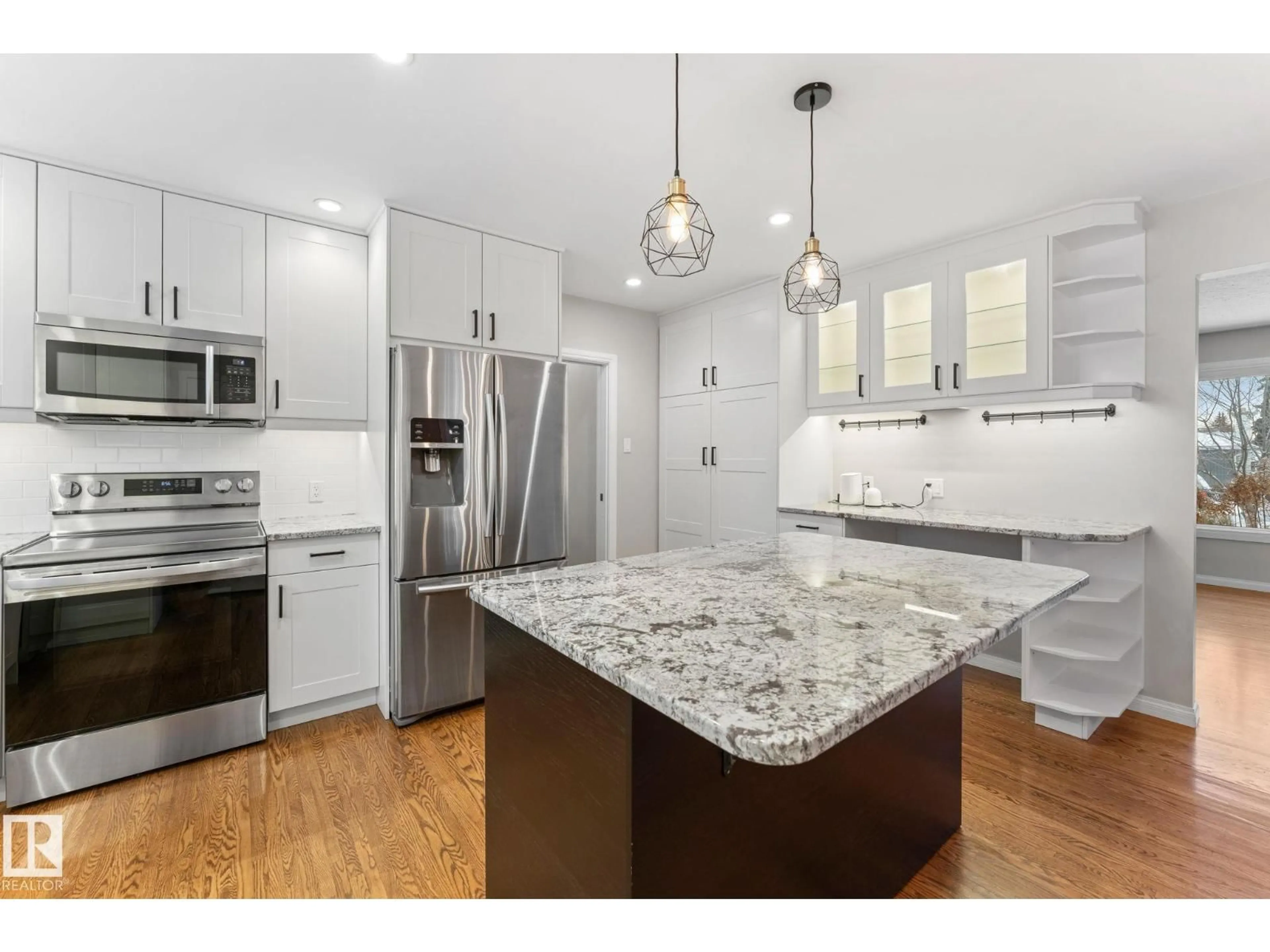 Open concept kitchen, unknown for 11712 48 AV, Edmonton Alberta T6H0E6