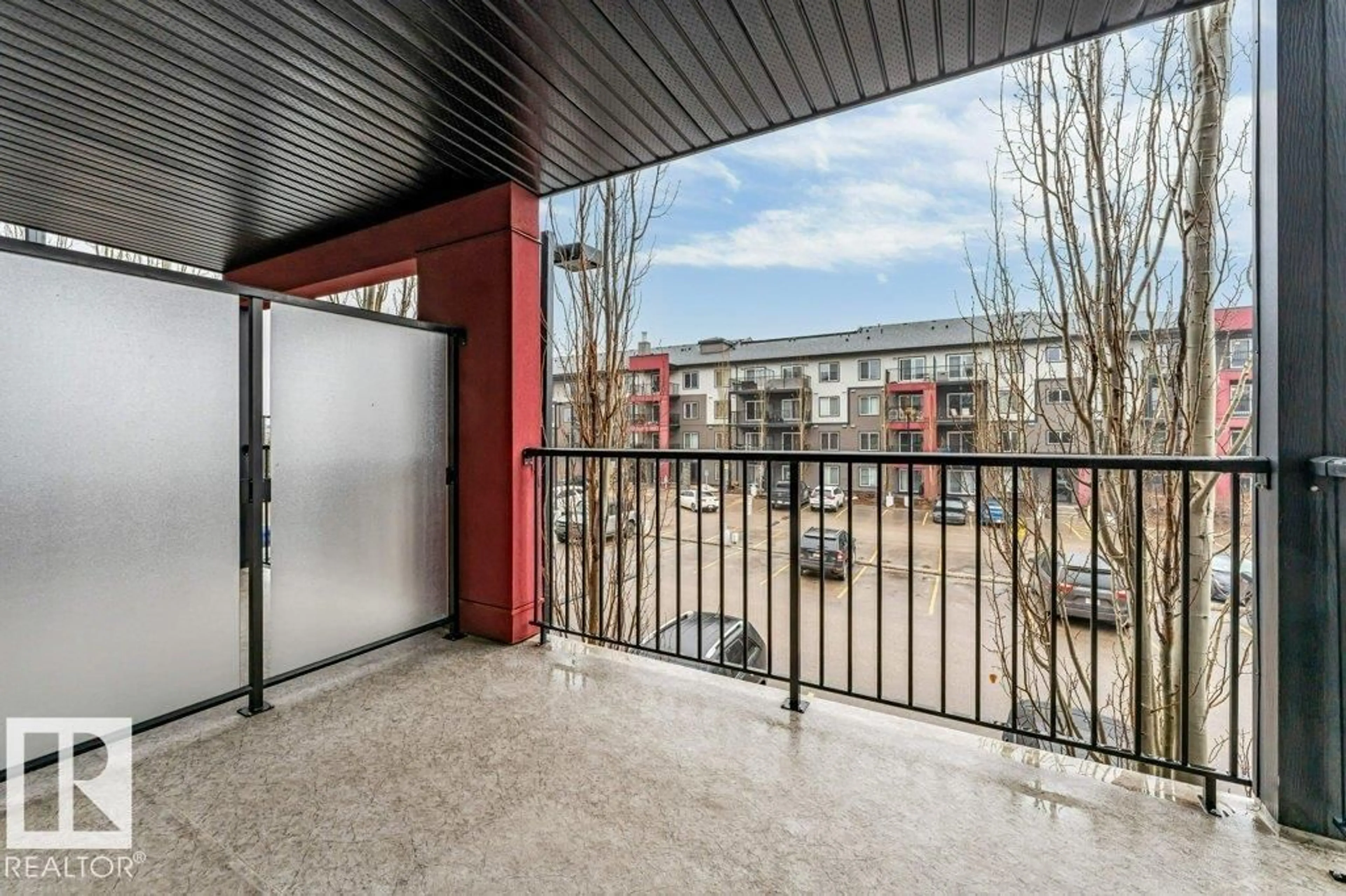 Patio, street for #221 - 5515 7 AV SW, Edmonton Alberta T6X2A8