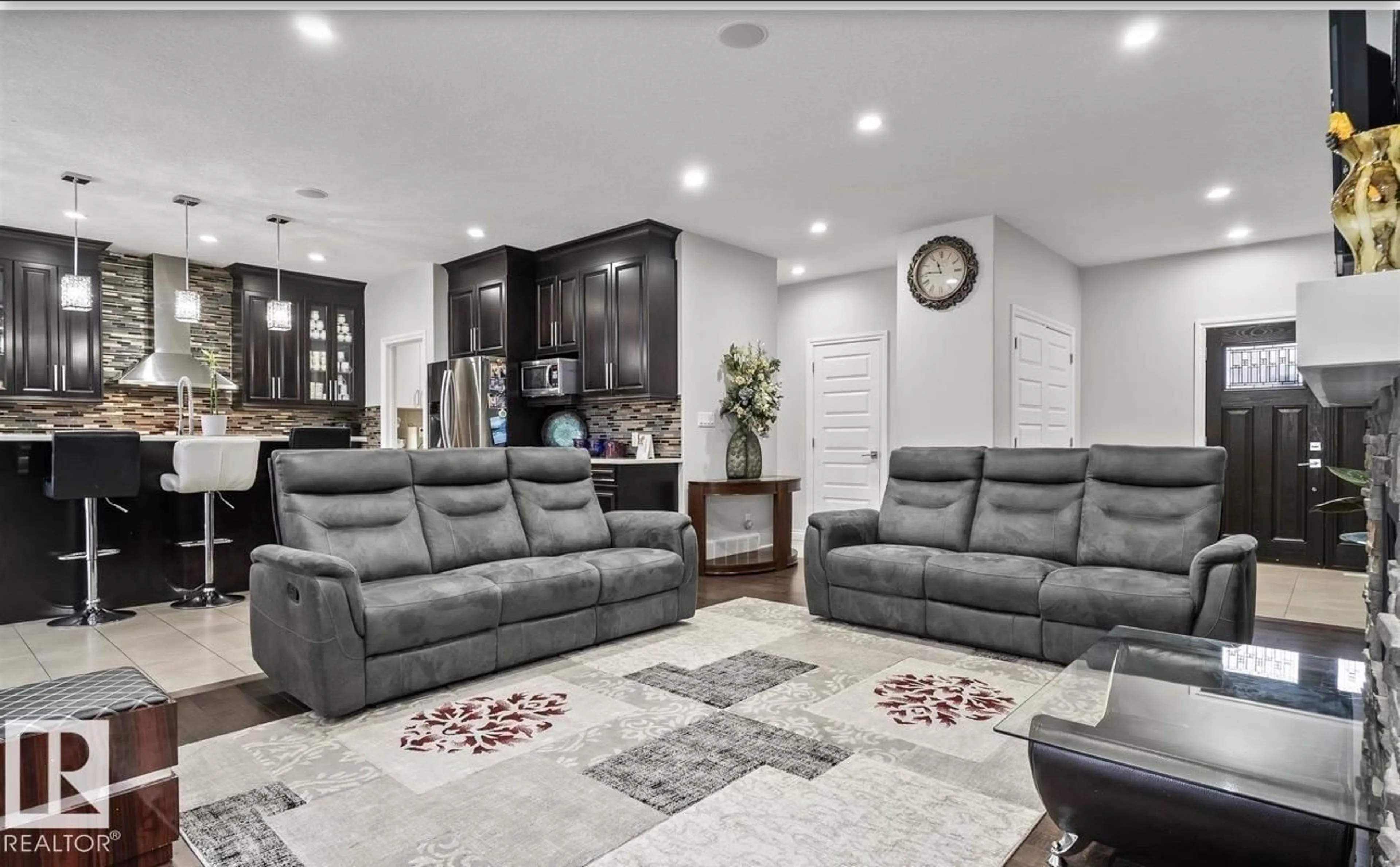 Living room with furniture, unknown for 2228 22 ST, Edmonton Alberta T6T0Z1