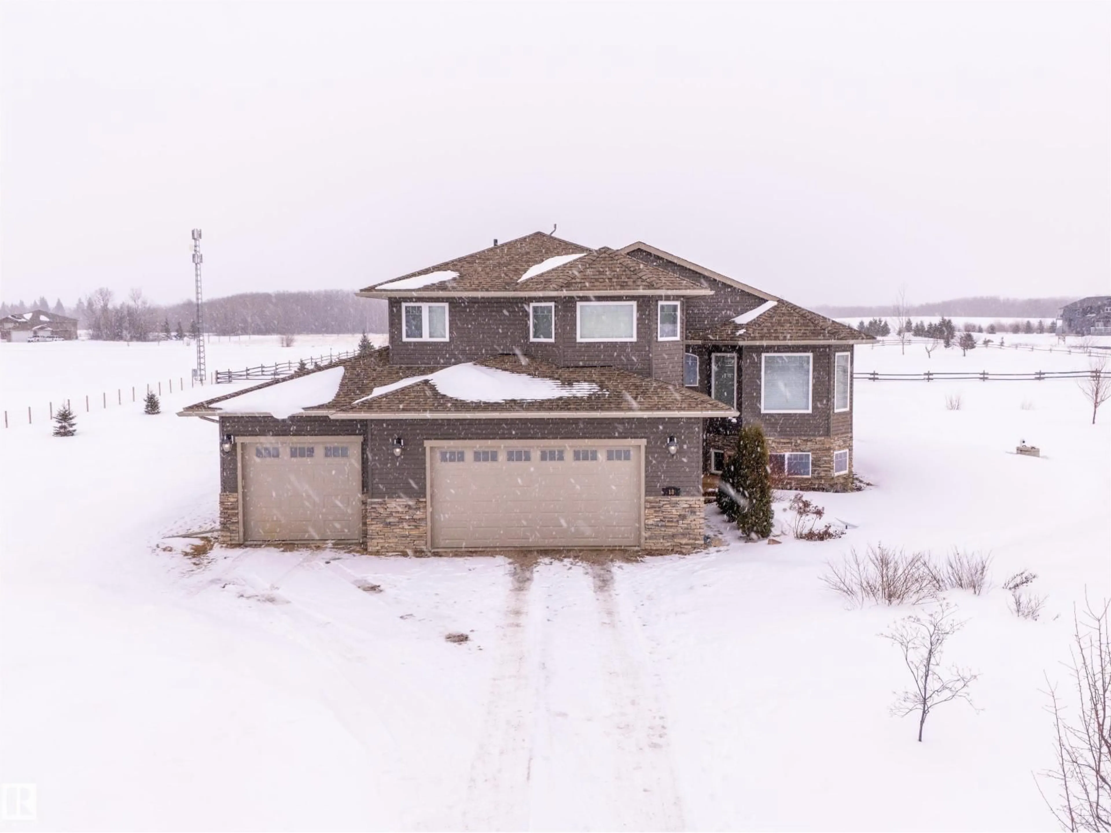 A pic from outside/outdoor area/front of a property/back of a property/a pic from drone, building for 18 42011 TWP 624 RD, Rural Bonnyville M.D. Alberta T9M1P2