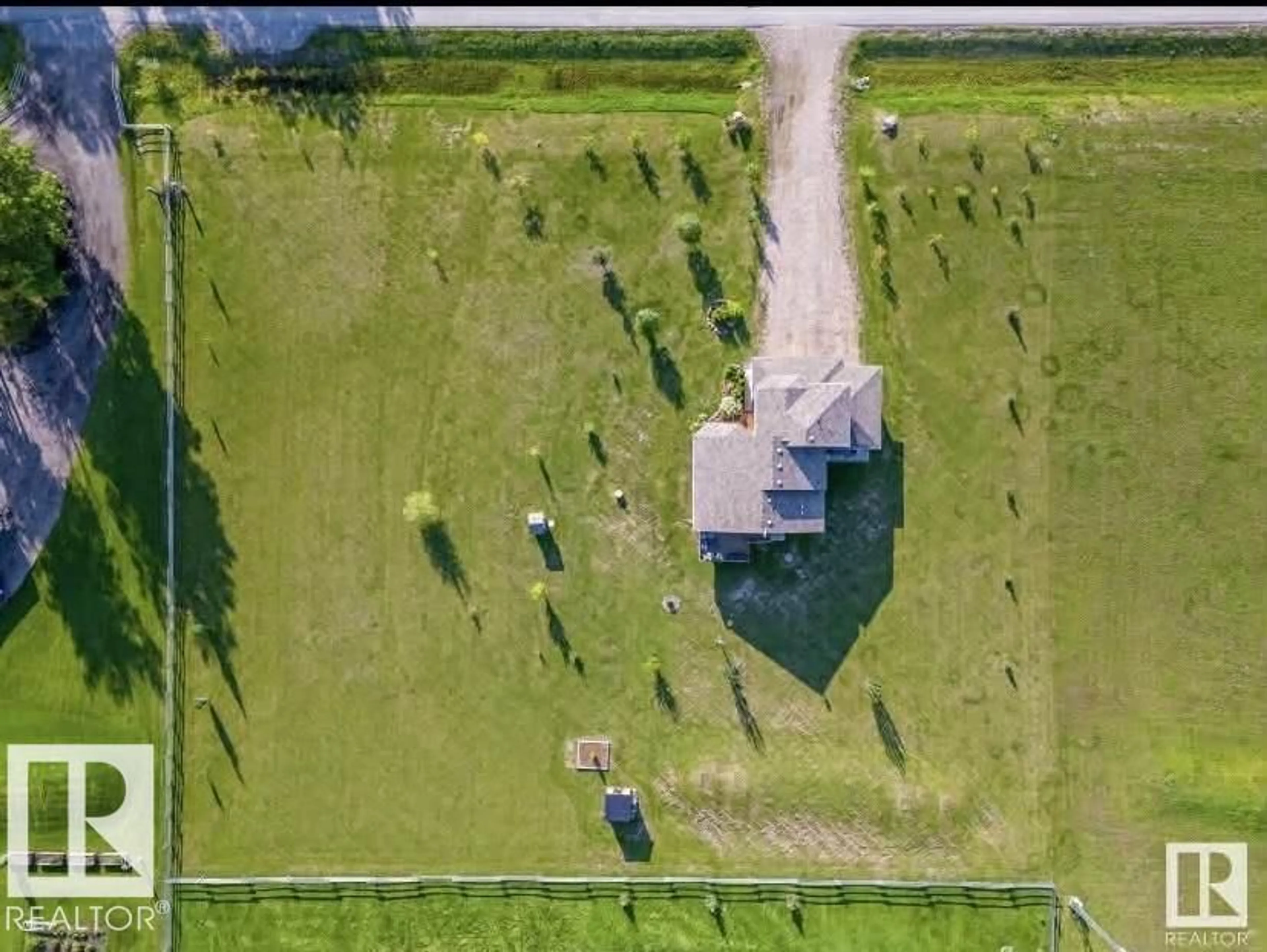 A pic from outside/outdoor area/front of a property/back of a property/a pic from drone, street for 18 42011 TWP 624 RD, Rural Bonnyville M.D. Alberta T9M1P2