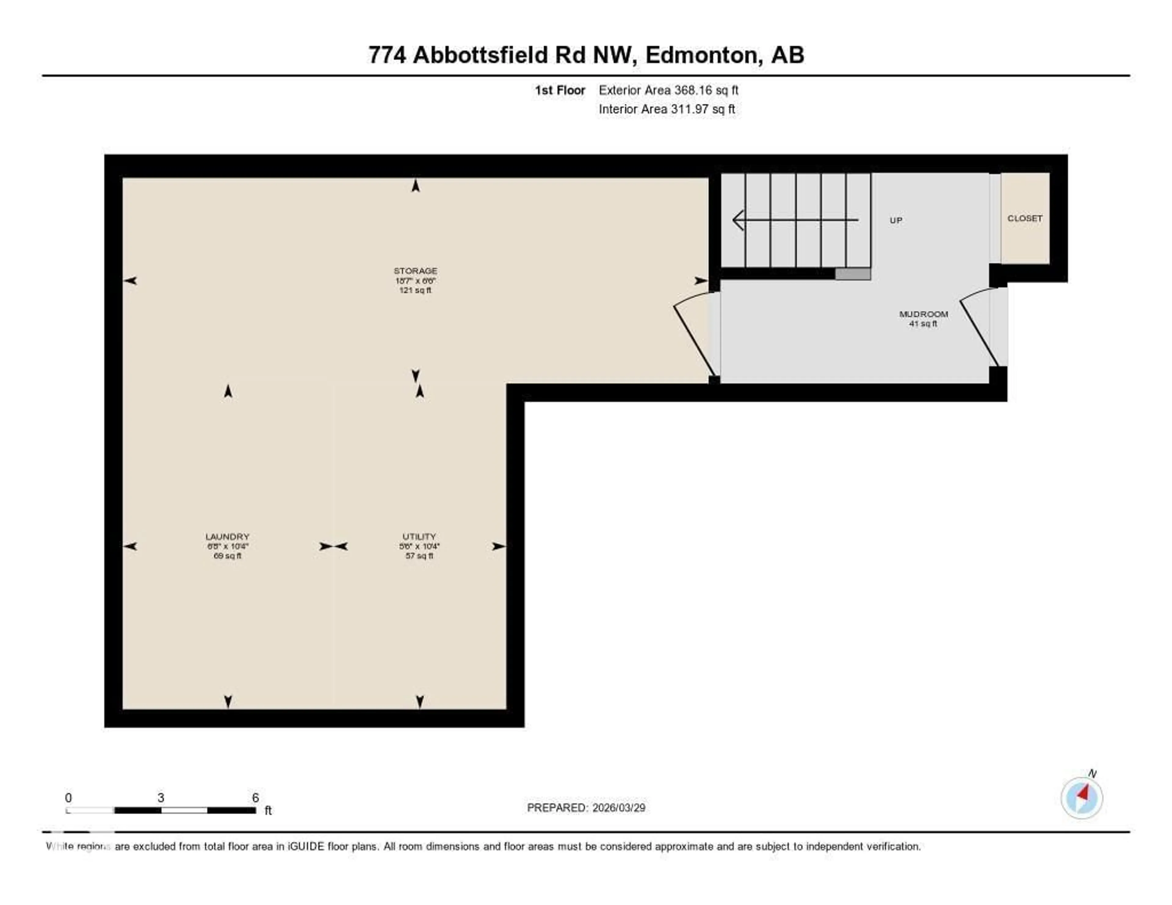 Floor plan for 774 ABBOTTSFIELD RD NW, Edmonton Alberta T5W4R4