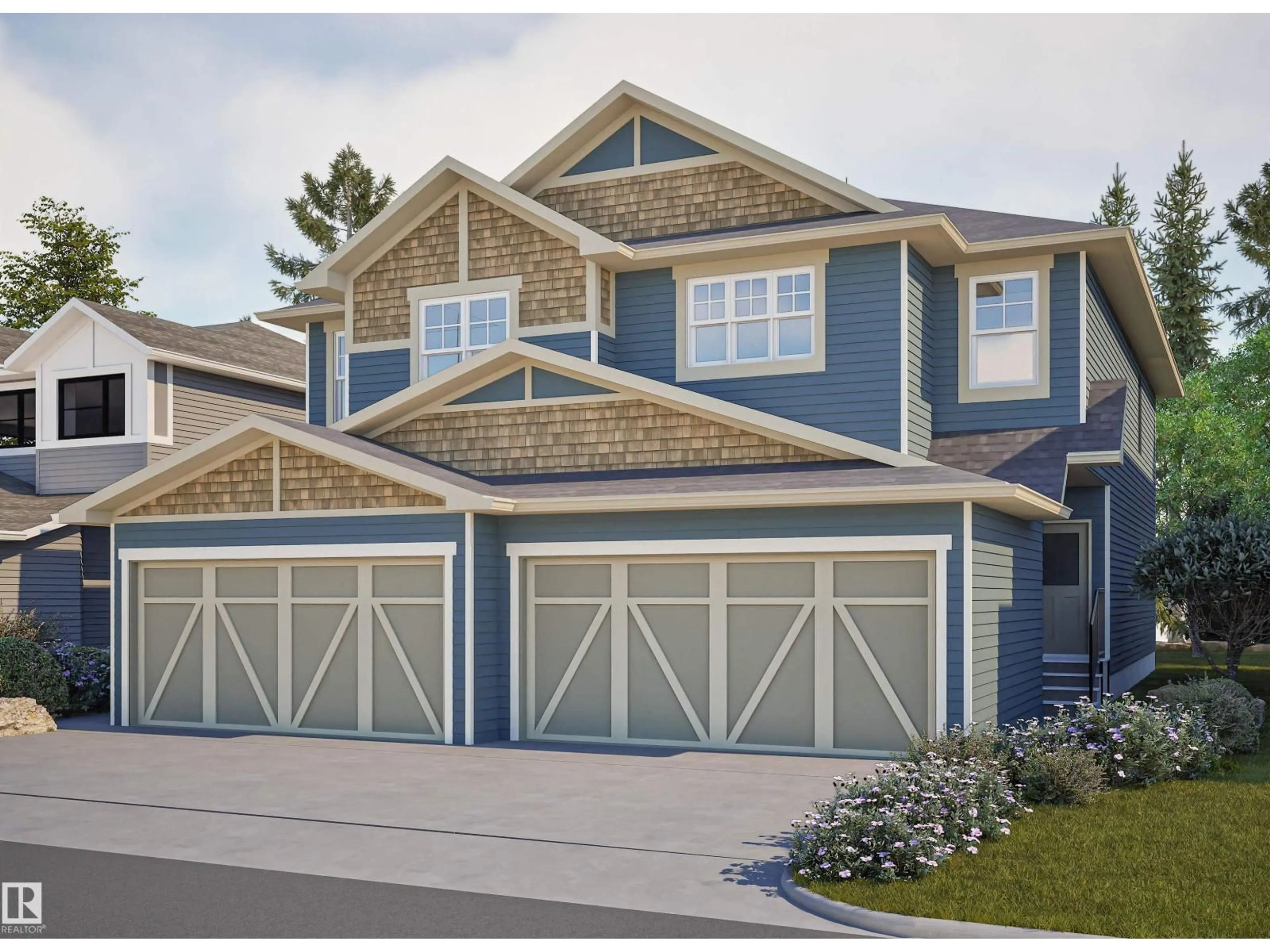 Home with vinyl exterior material, street for 5317 HAWTHORN CL, Edmonton Alberta T6X2Y7