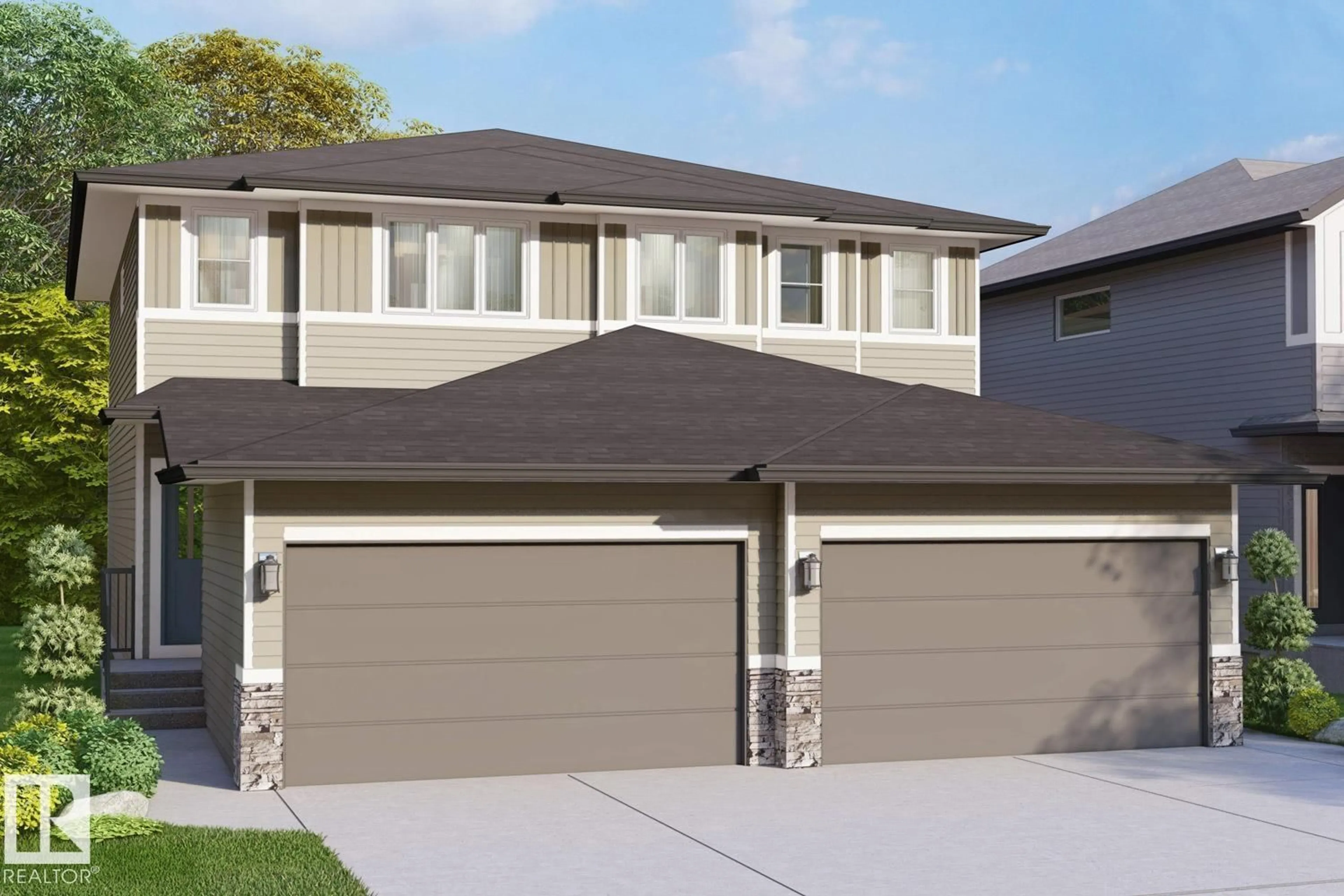 Home with vinyl exterior material, street for 18119 74 ST, Edmonton Alberta T5Z0X7