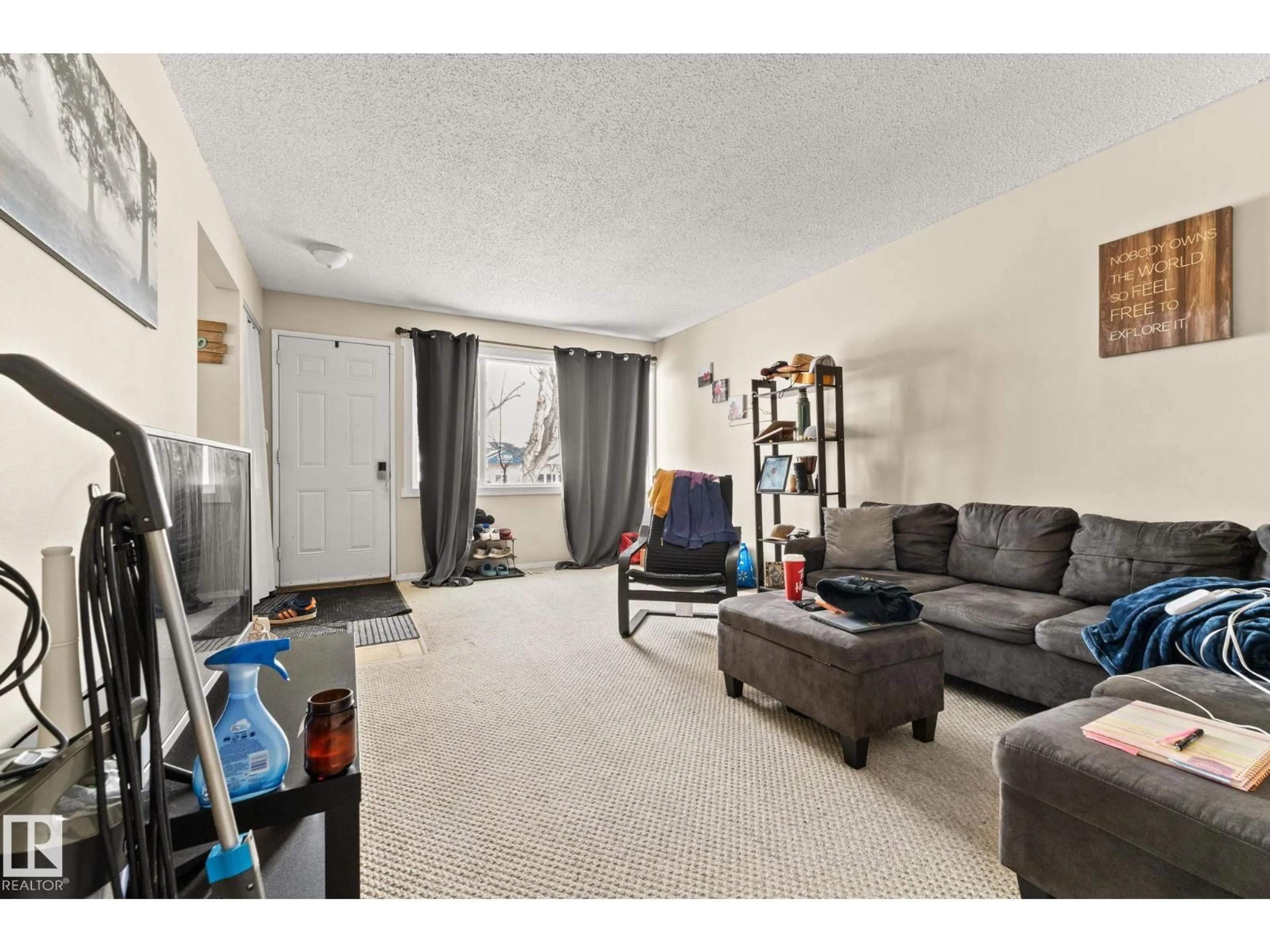Living room with furniture, unknown for 9905B 99 AV, Fort Saskatchewan Alberta T8L1R6