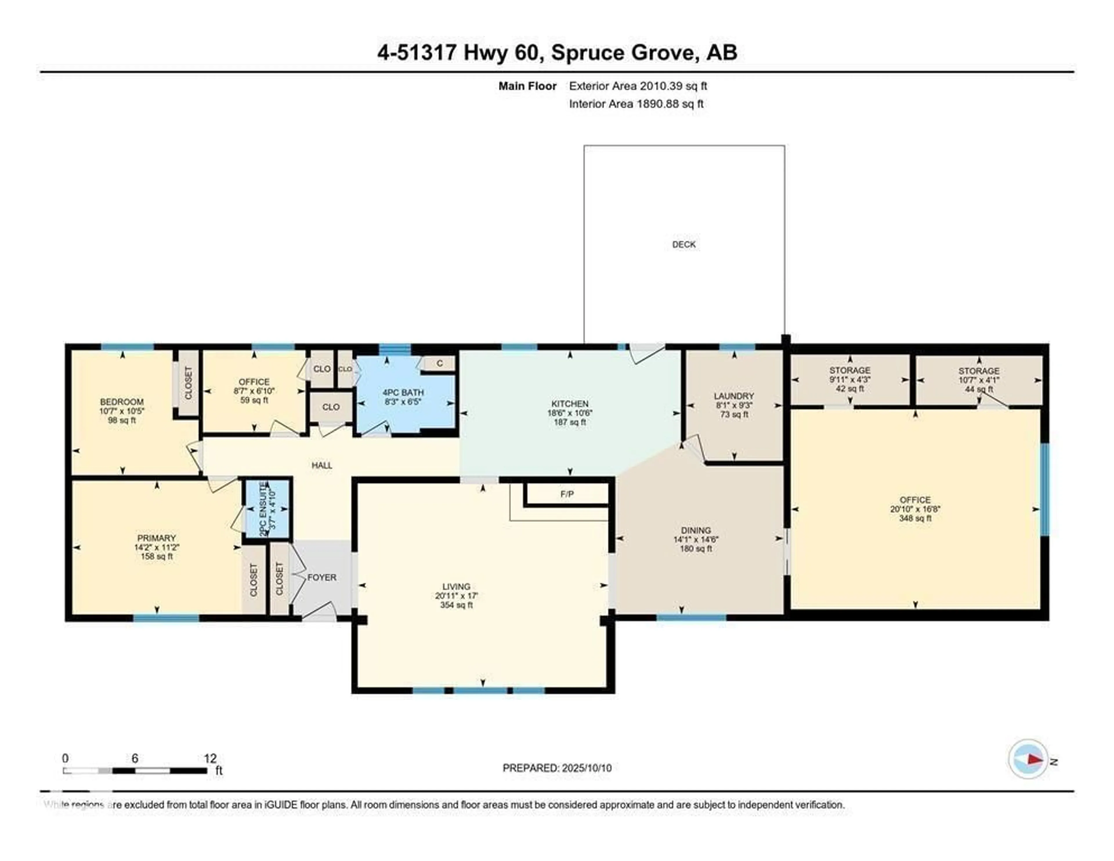 Floor plan for #4 - 51317 HGHWAY 60, Rural Parkland County Alberta T7Y1C4