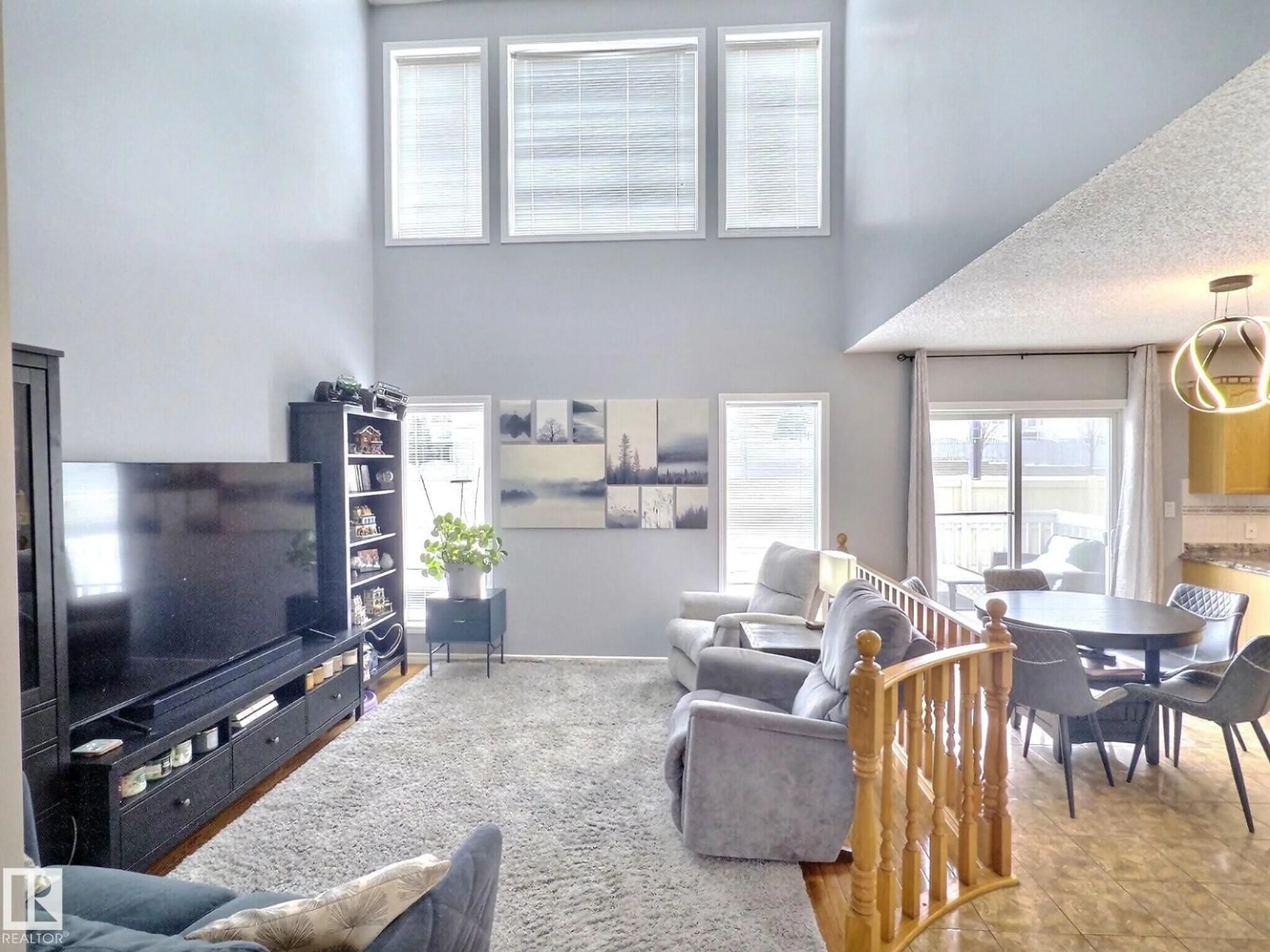 Living room with furniture, unknown for #14 - 6608 158 AV NW, Edmonton Alberta T5Z3H1