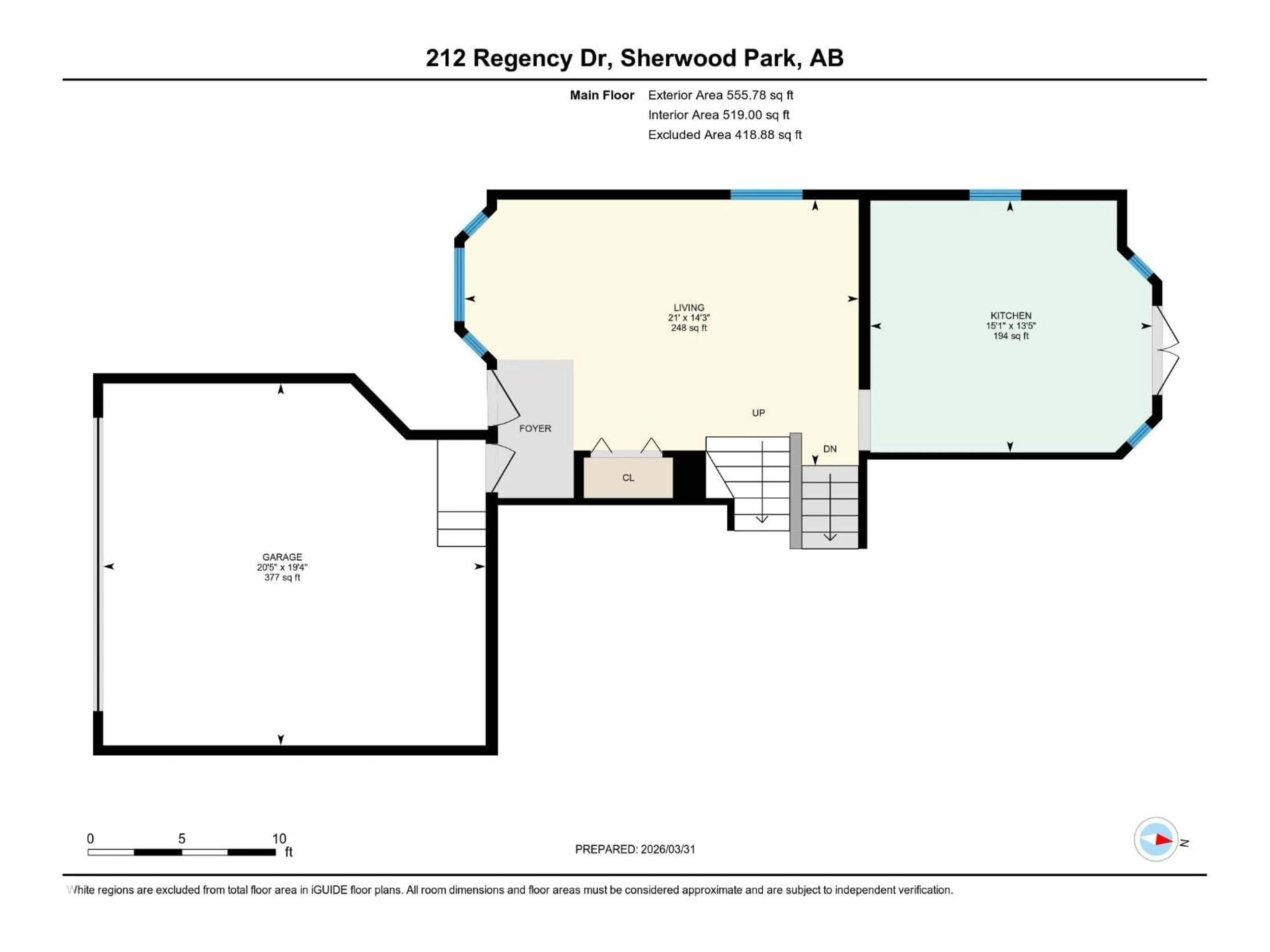Floor plan for 212 REGENCY DR, Sherwood Park Alberta T8A5P6