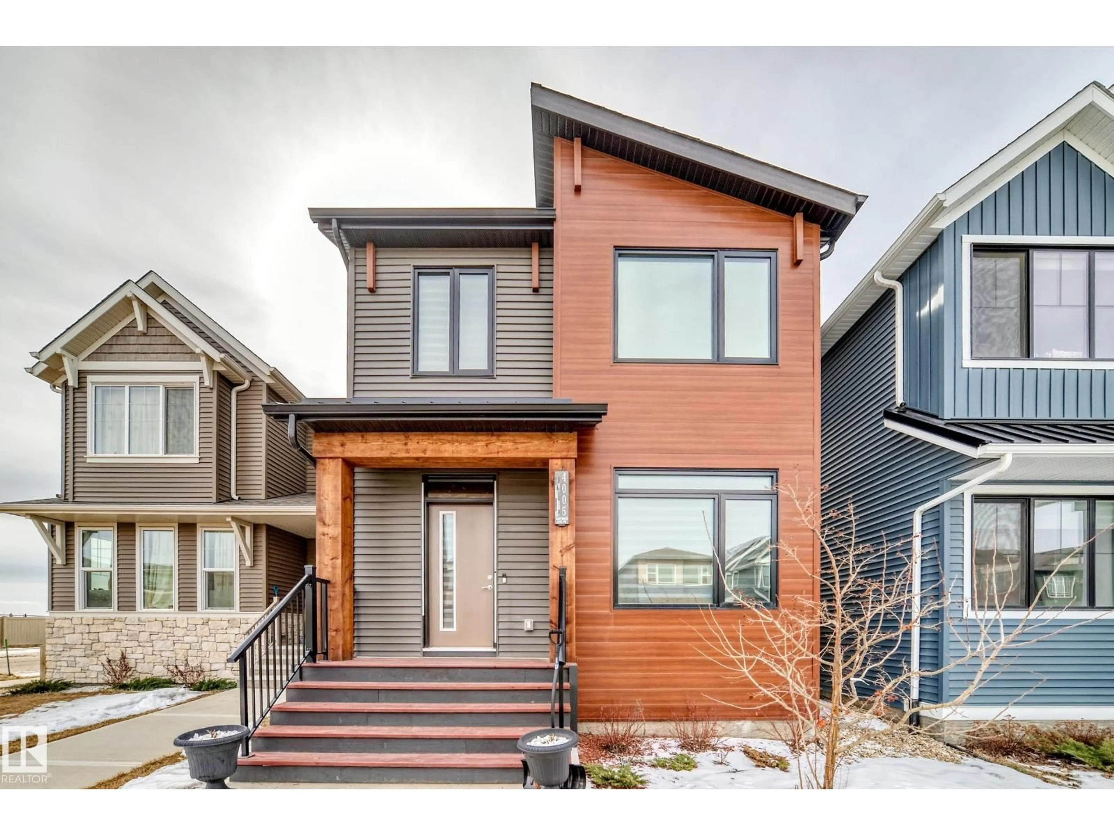 Home with brick exterior material, street for LI SW - 4005 HAWTHORN LINK, Edmonton Alberta T6X1Y6